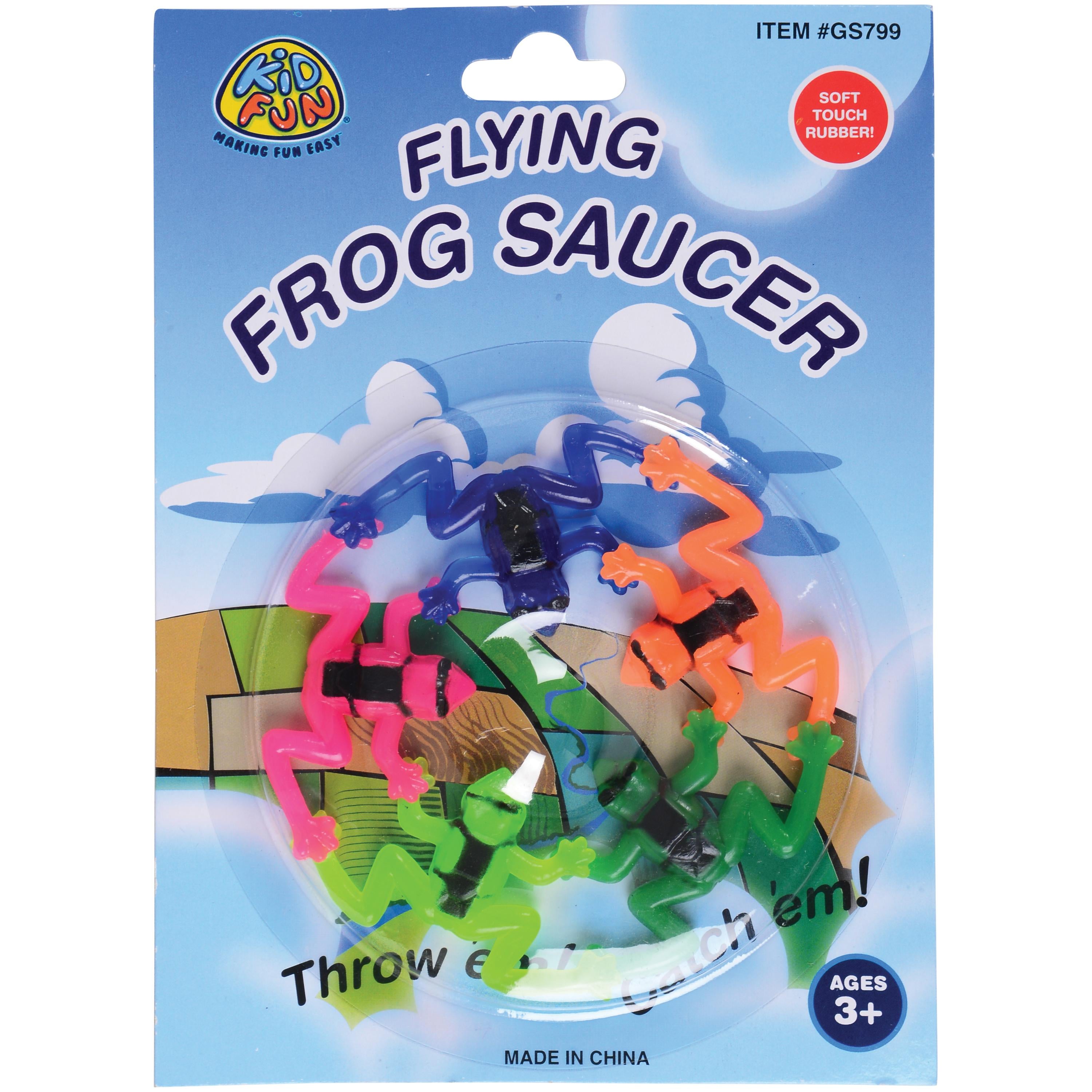 Flying Frog Saucer Toy for Kids – Soft Toss Game for Camp & Outdoor Play