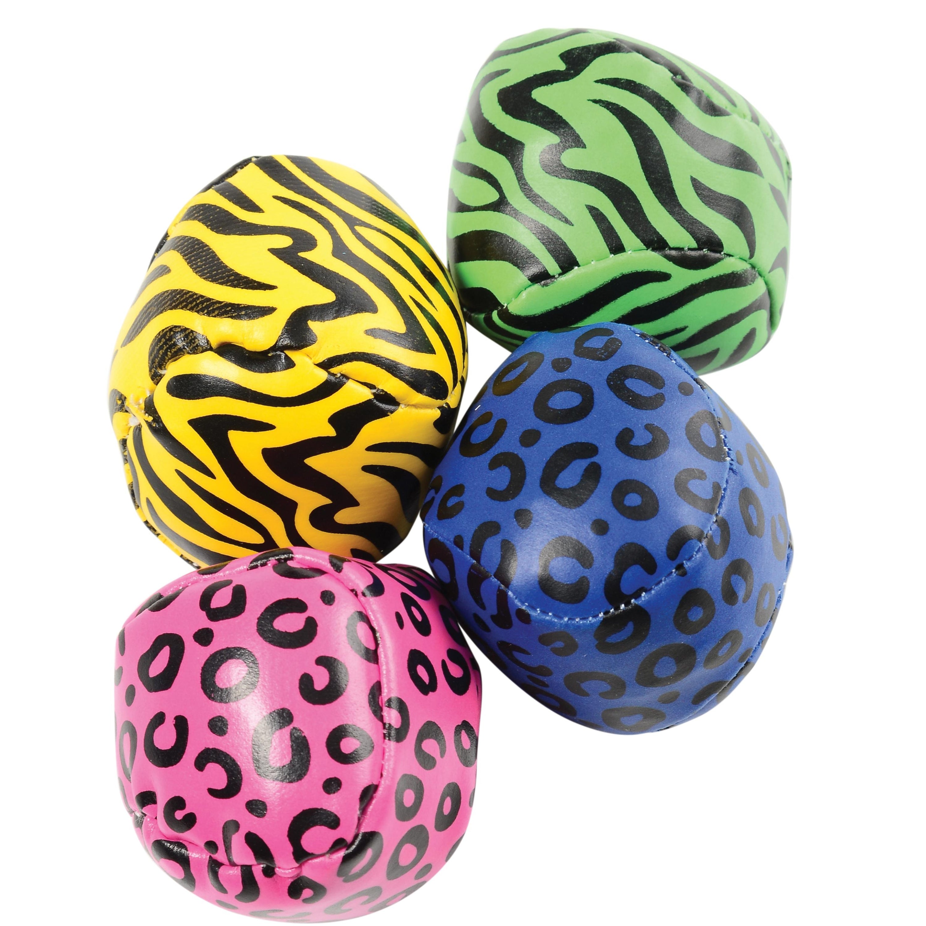 Animal Print Sensory Squeeze Fidgets – 4 Piece Set