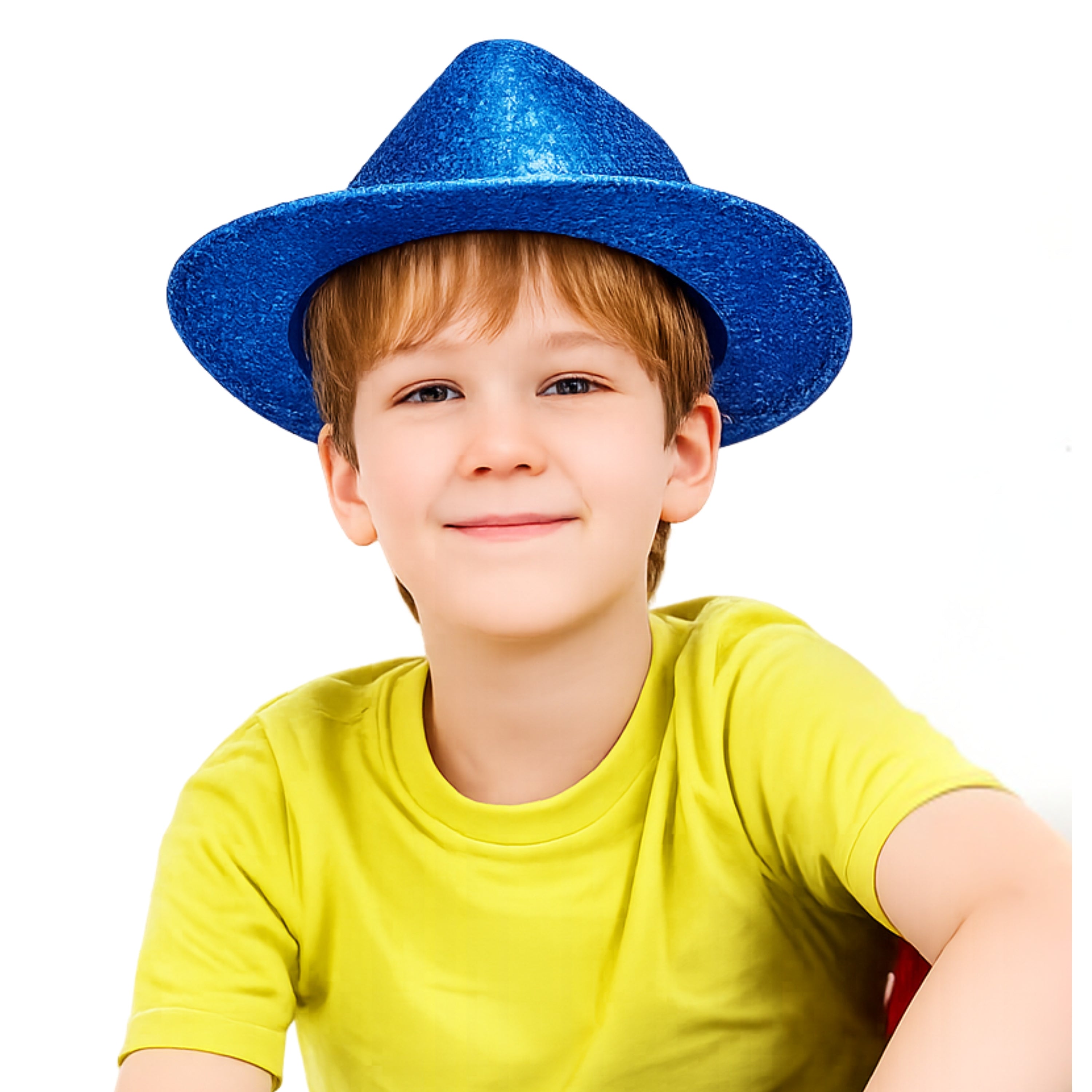 Glitter Dress-Up Dance & Theater Hats - Set of 12