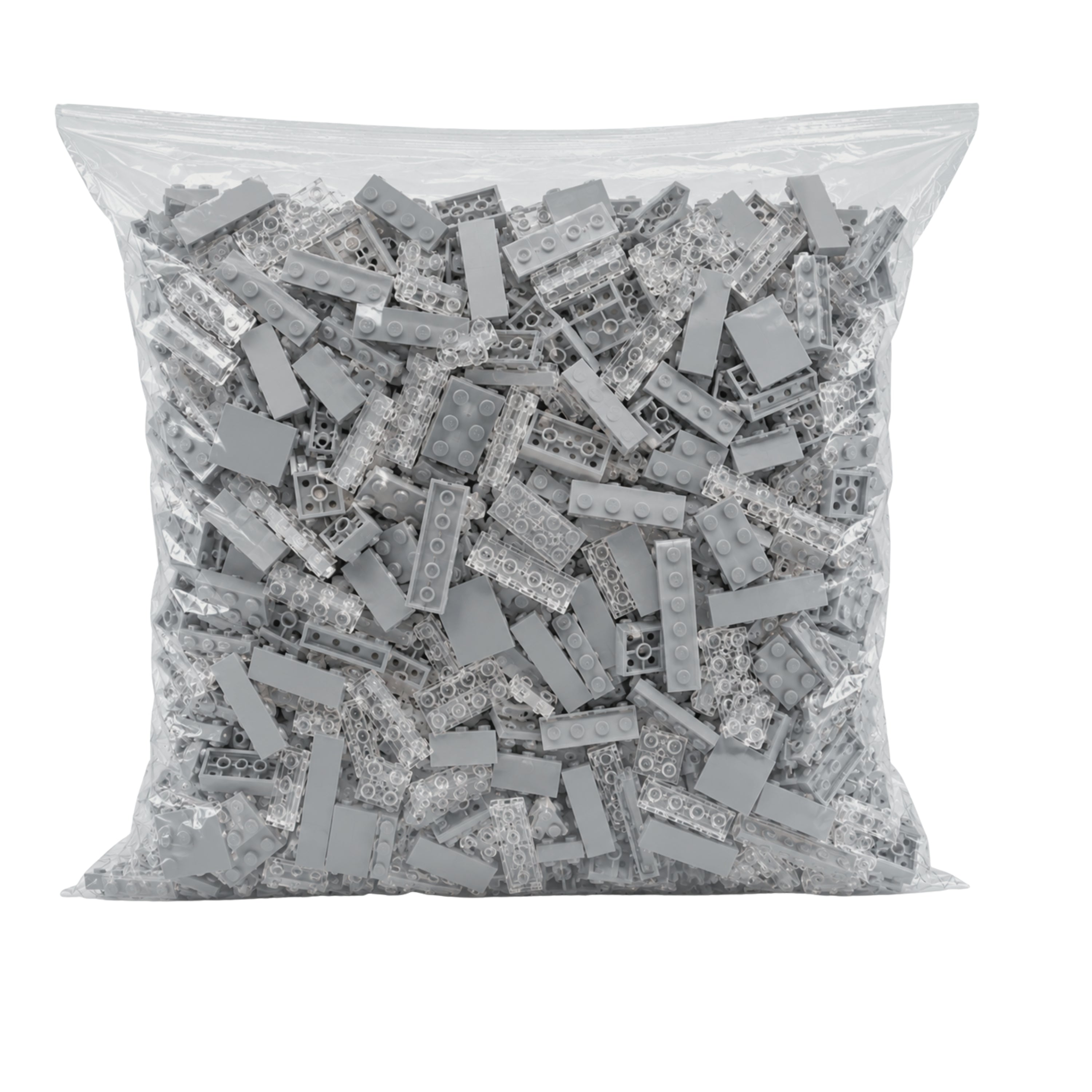 3 lbs. Gray/Clear Building Bricks