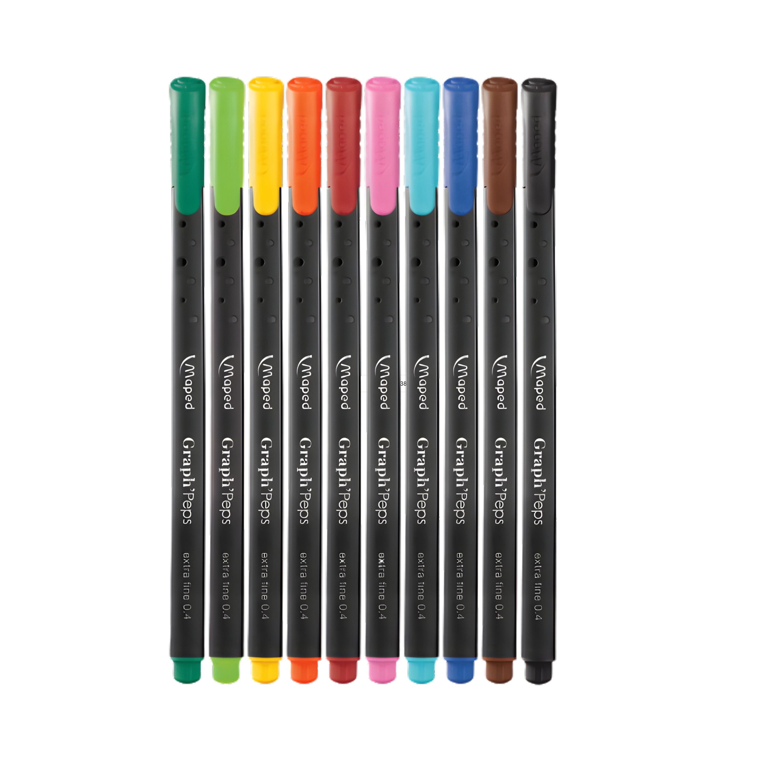 Maped Graph’Peps Fine Tip Markers - Set of 10