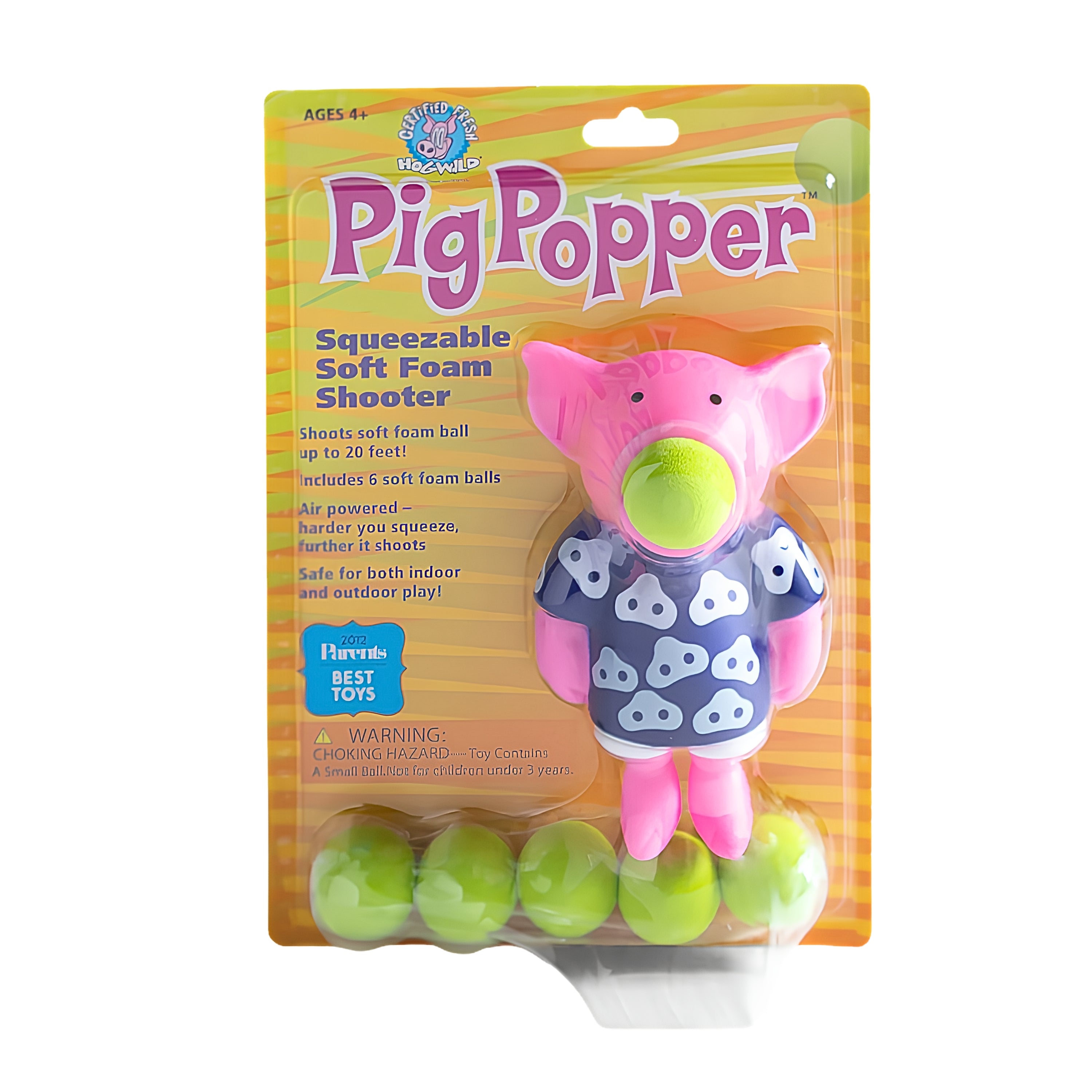 Pig Popper - STEM Air Powered Ball Launcher