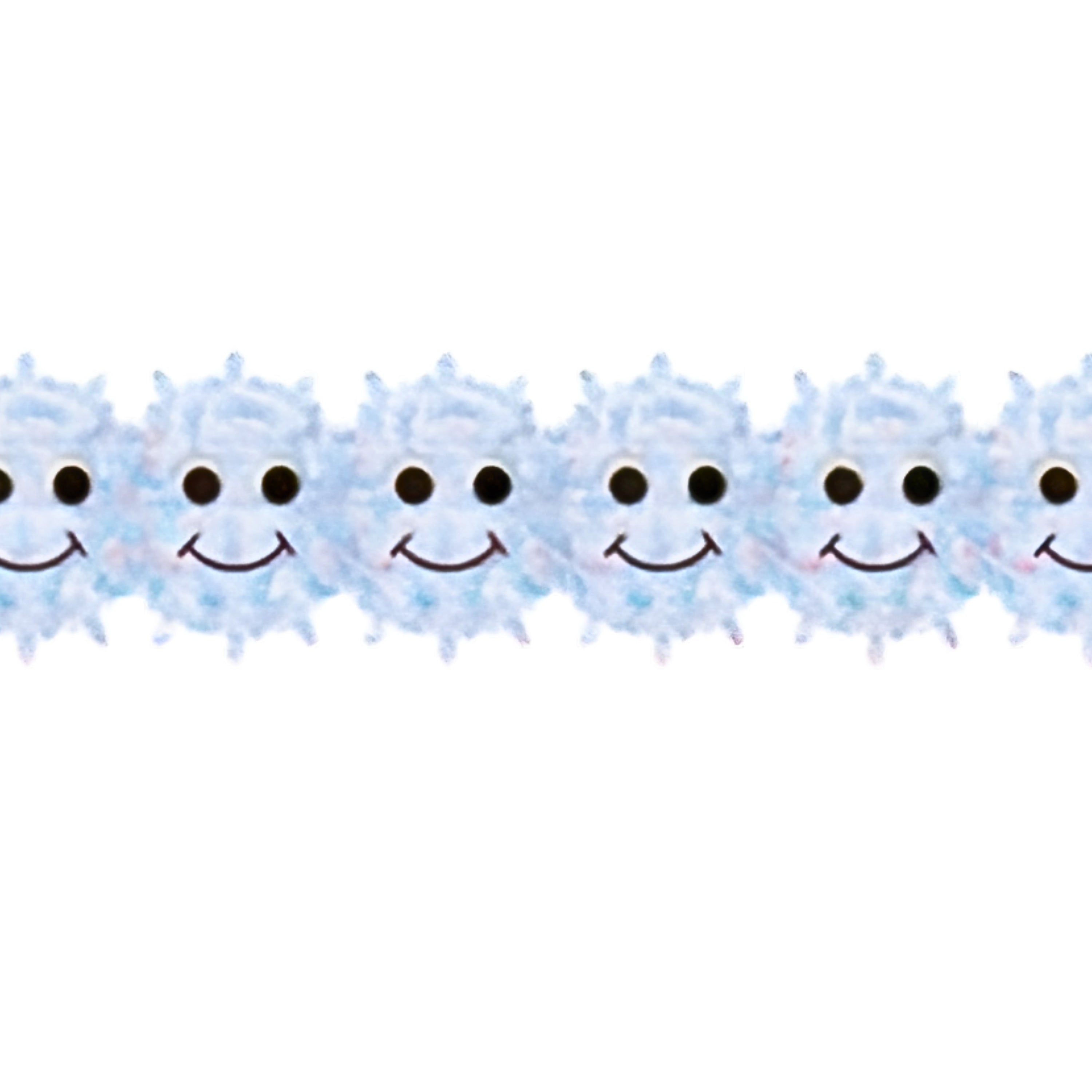 Hygloss Products Happy Snowflakes Die-Cut Classroom Bulletin Board Border Trim