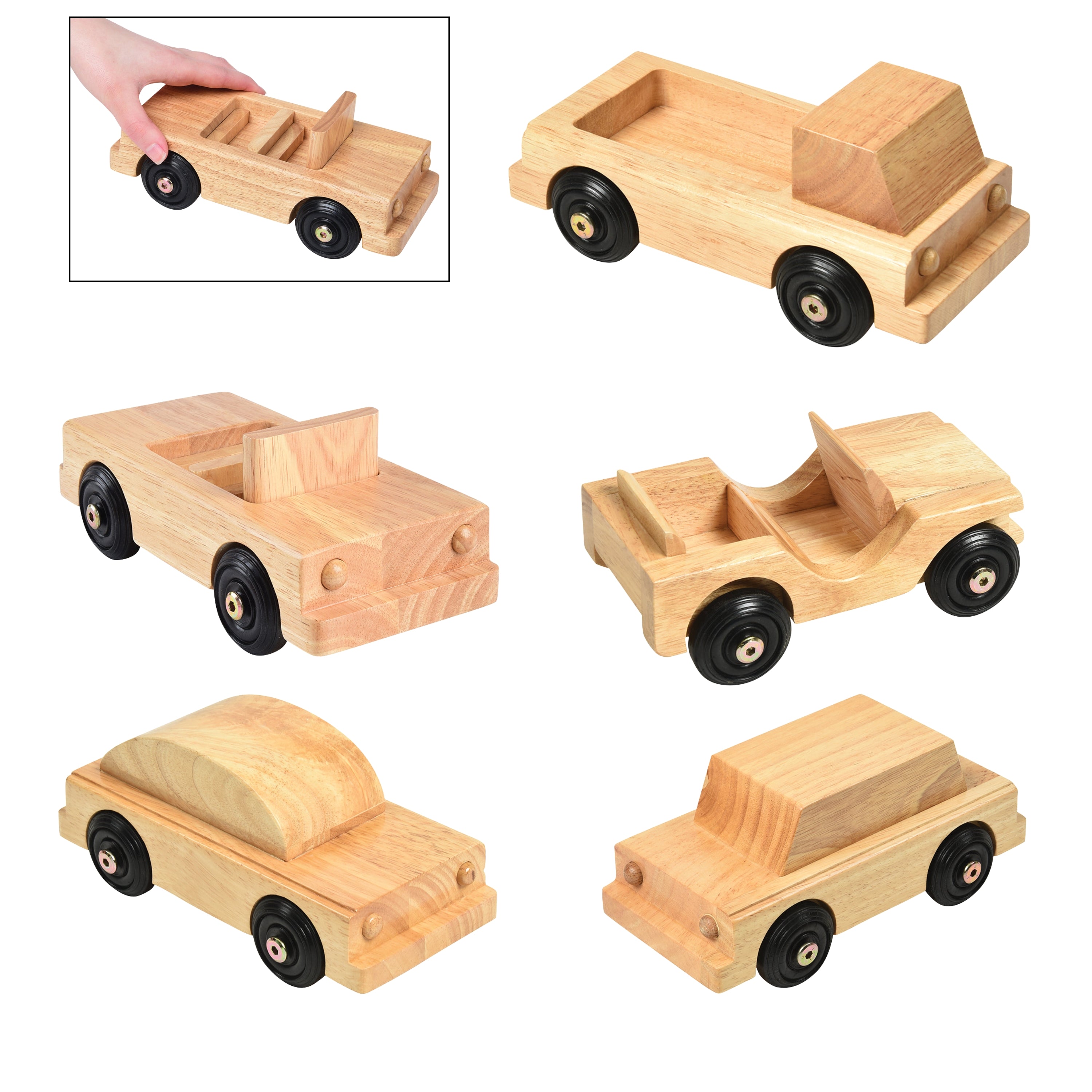 Hardwood Cars & Trucks Bundle