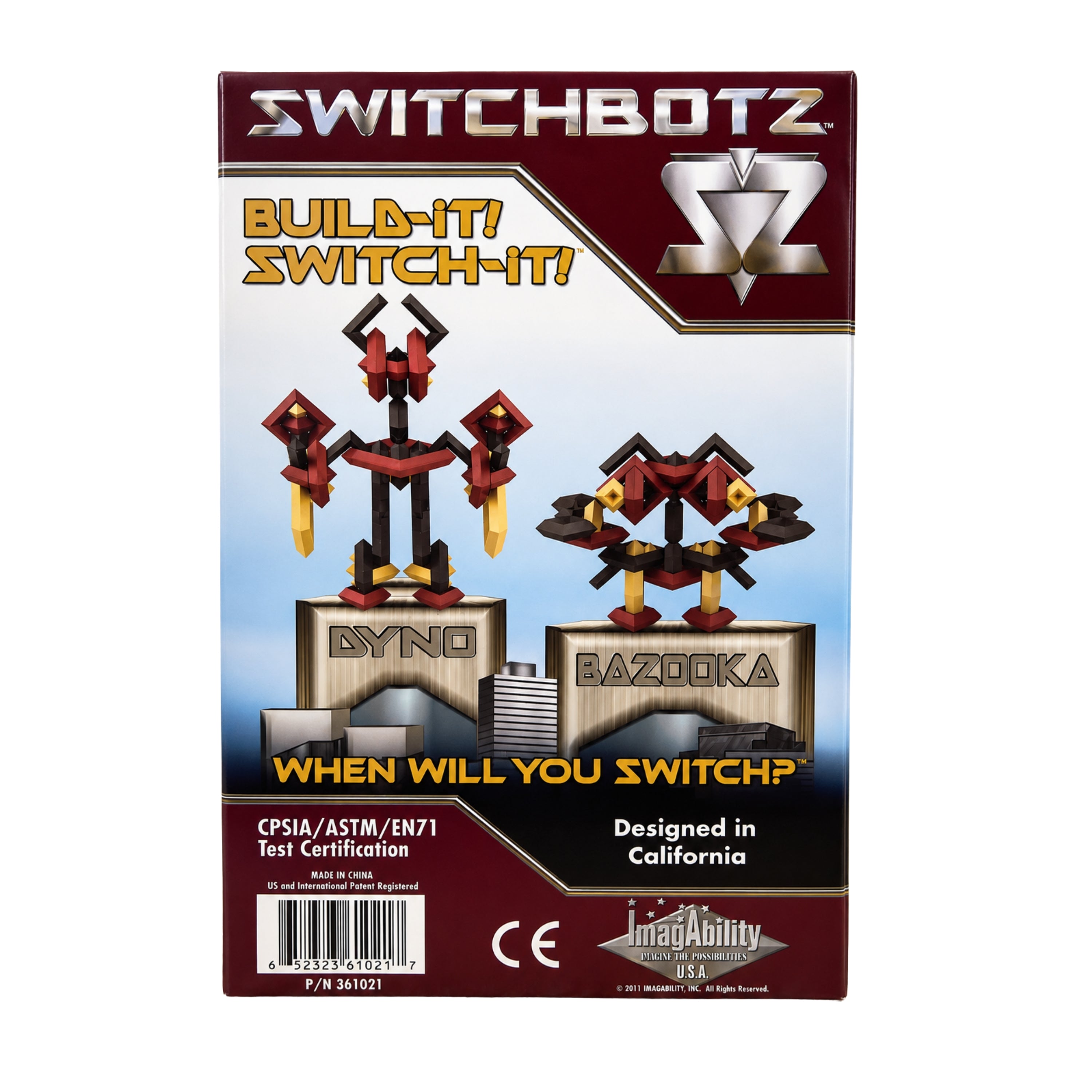 Switchbotz® Carbonite Series Dyno Set – 47 Piece Building Kit - Wedgits