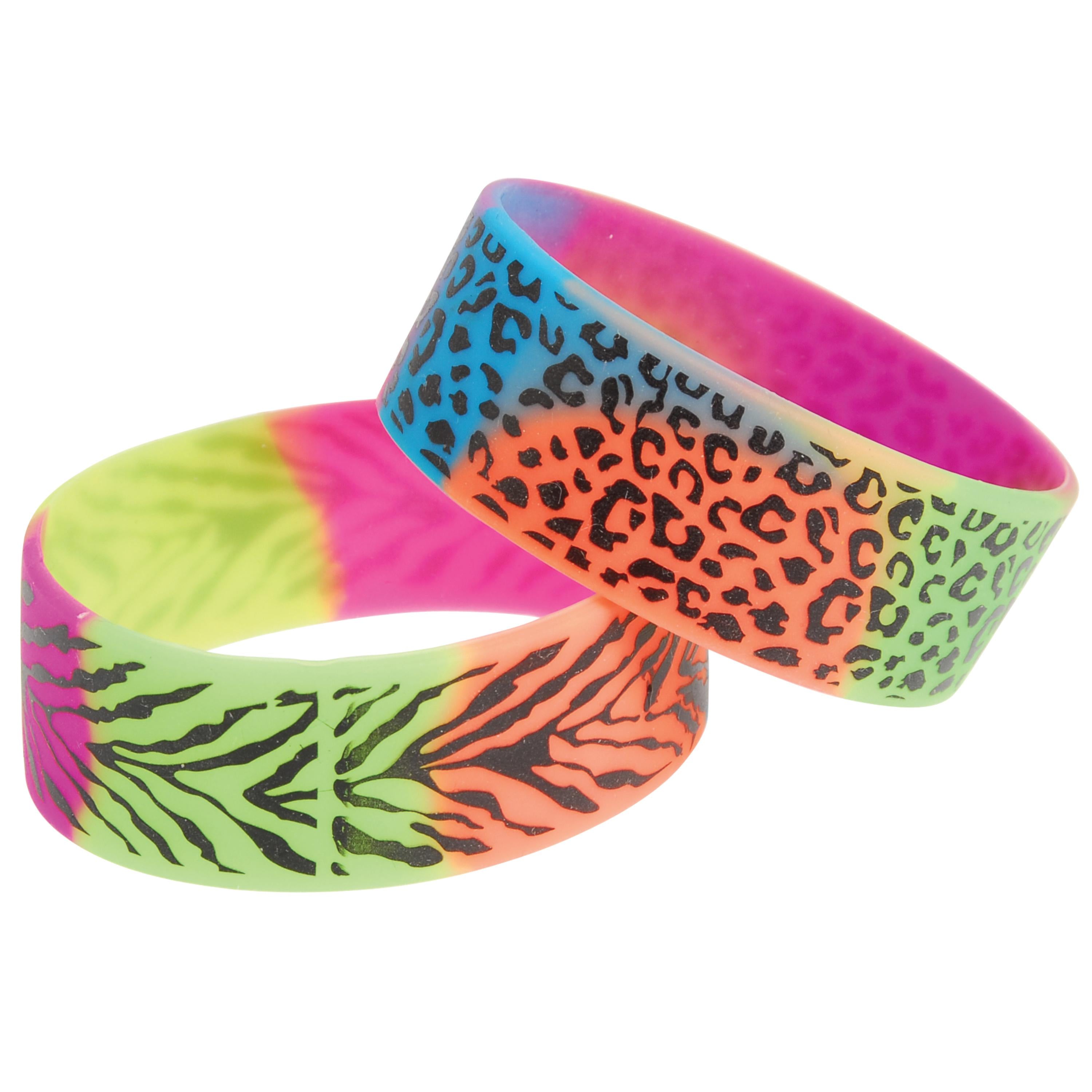 Sensory Silicone Bracelets, High-Contrast - Set of 12