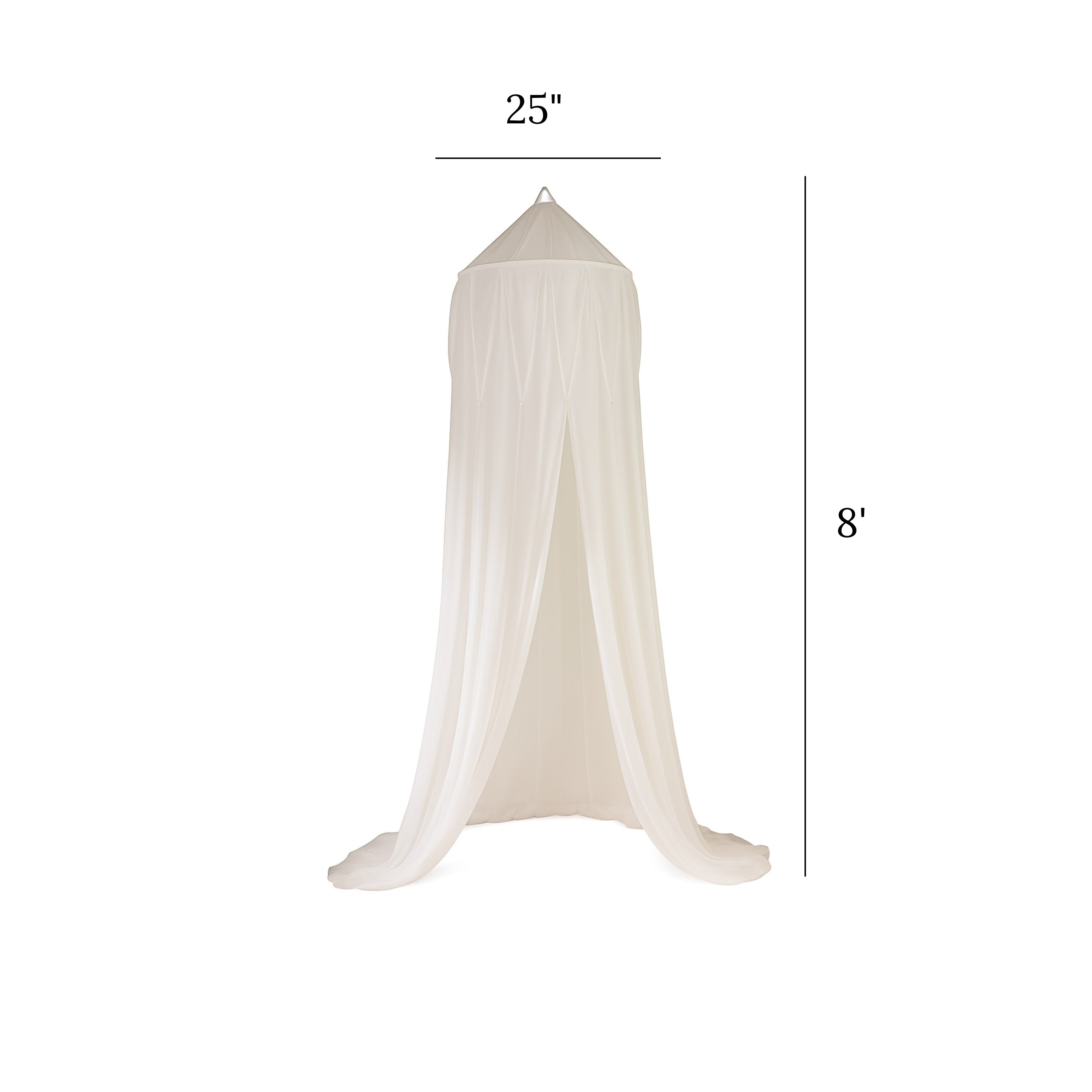 Natural Retreat Canopy for Kids | 8' High, Flame Retardant