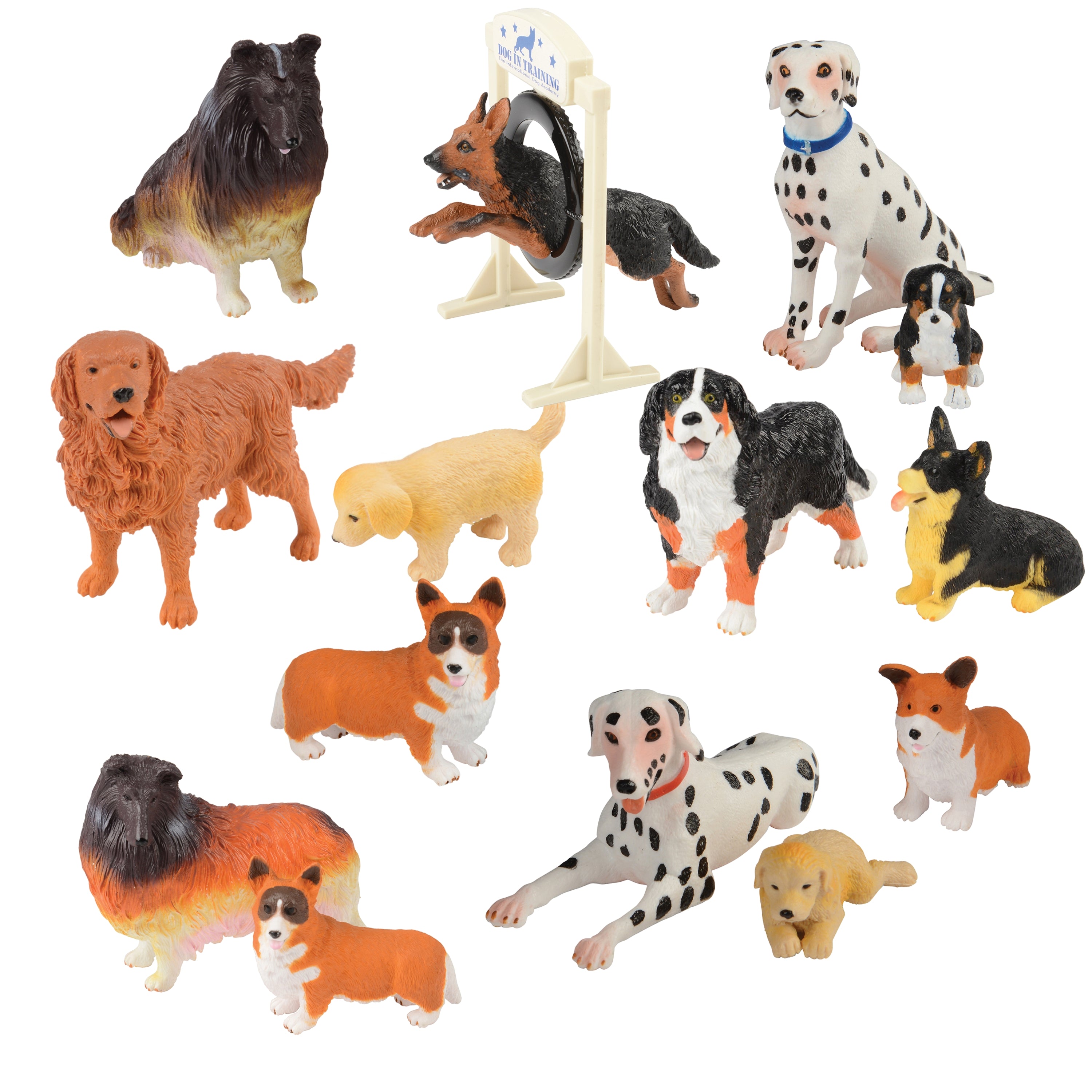 Dog Academy Playset | 50-Pc Pretend Play Dog Training Set for Kids