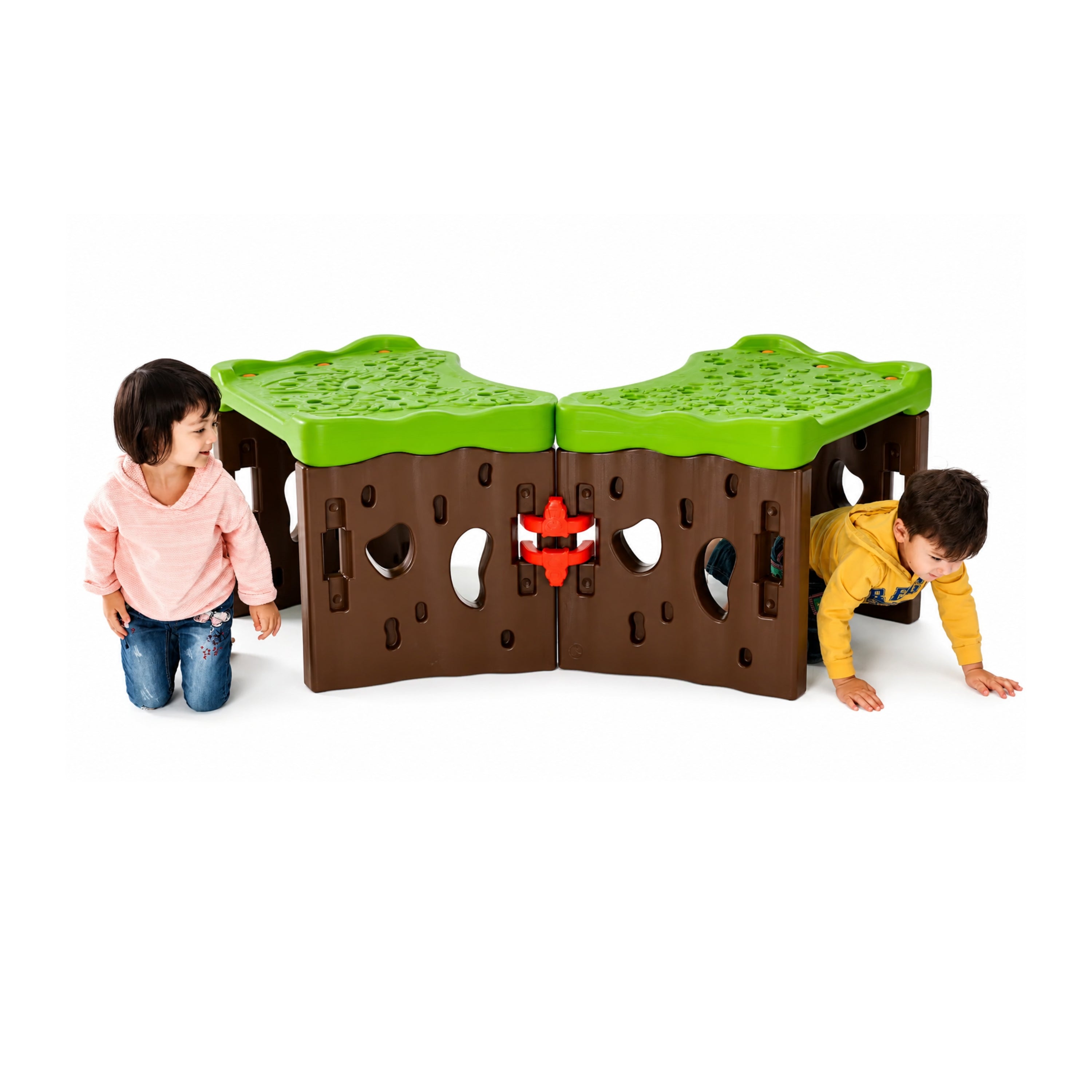 Forest Tunnel Crawl & Balance Play Set | 6-Piece Modular Gross Motor Activity Center