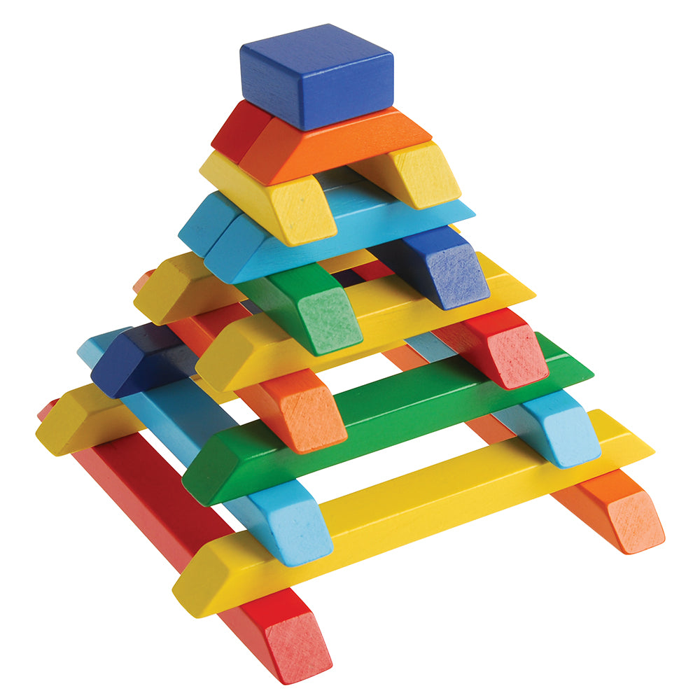 Stacking with Colorful Building Blocks