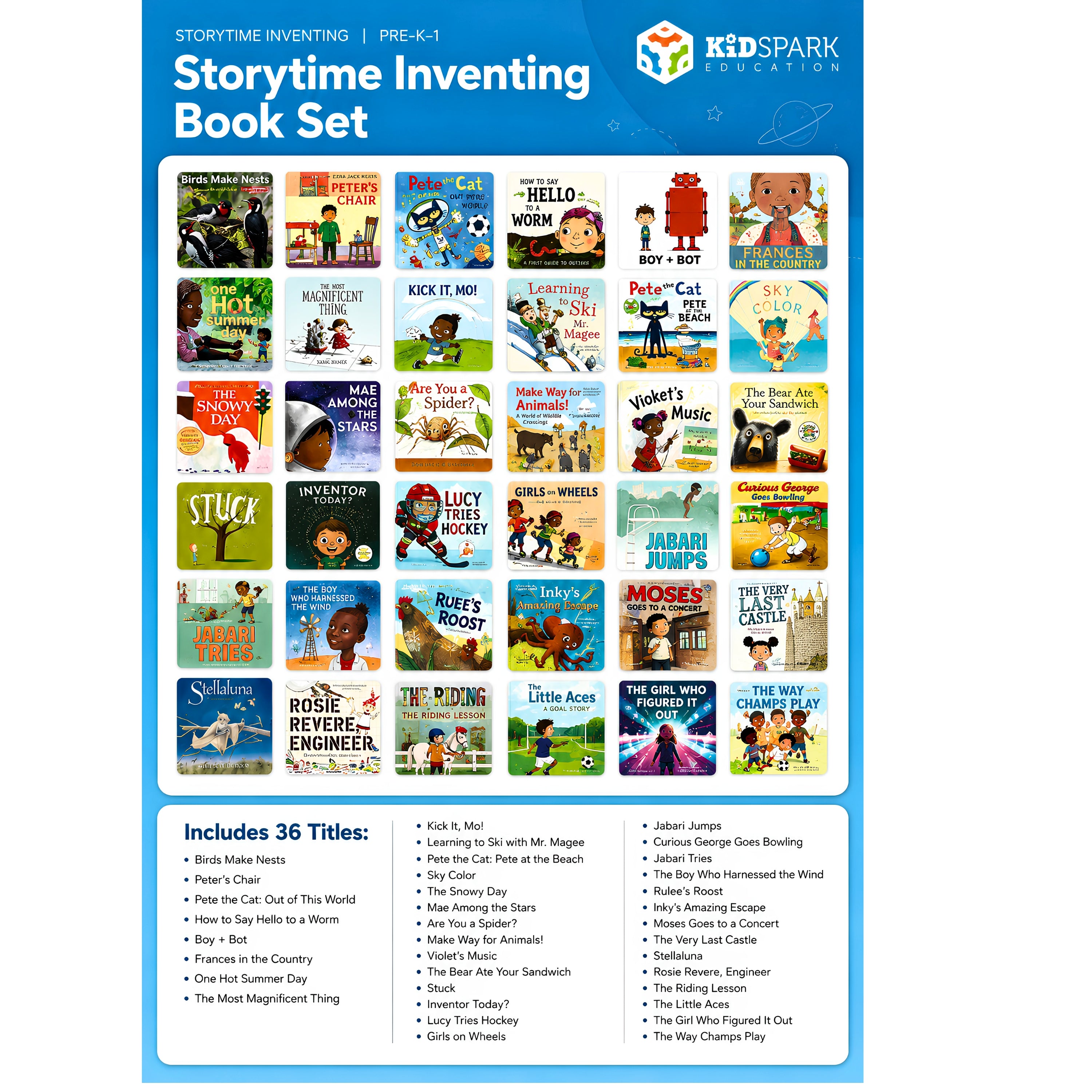 Storytime Inventing Book Collection | PreK-1 | Kid Spark Education