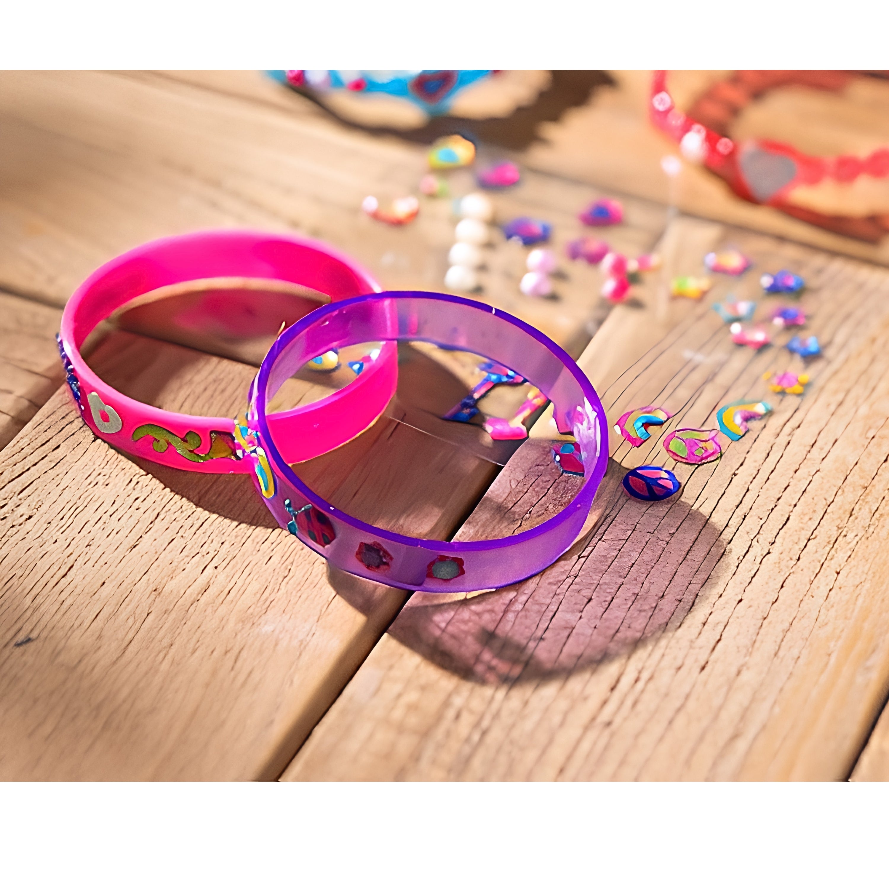 Design Your Own Bangle Bracelet Craft Kit – DIY Jewelry Making Set