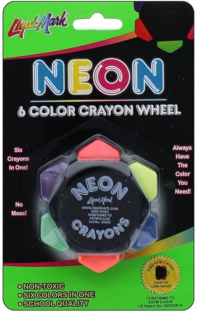 Neon Crayon Wheels – 6 Color