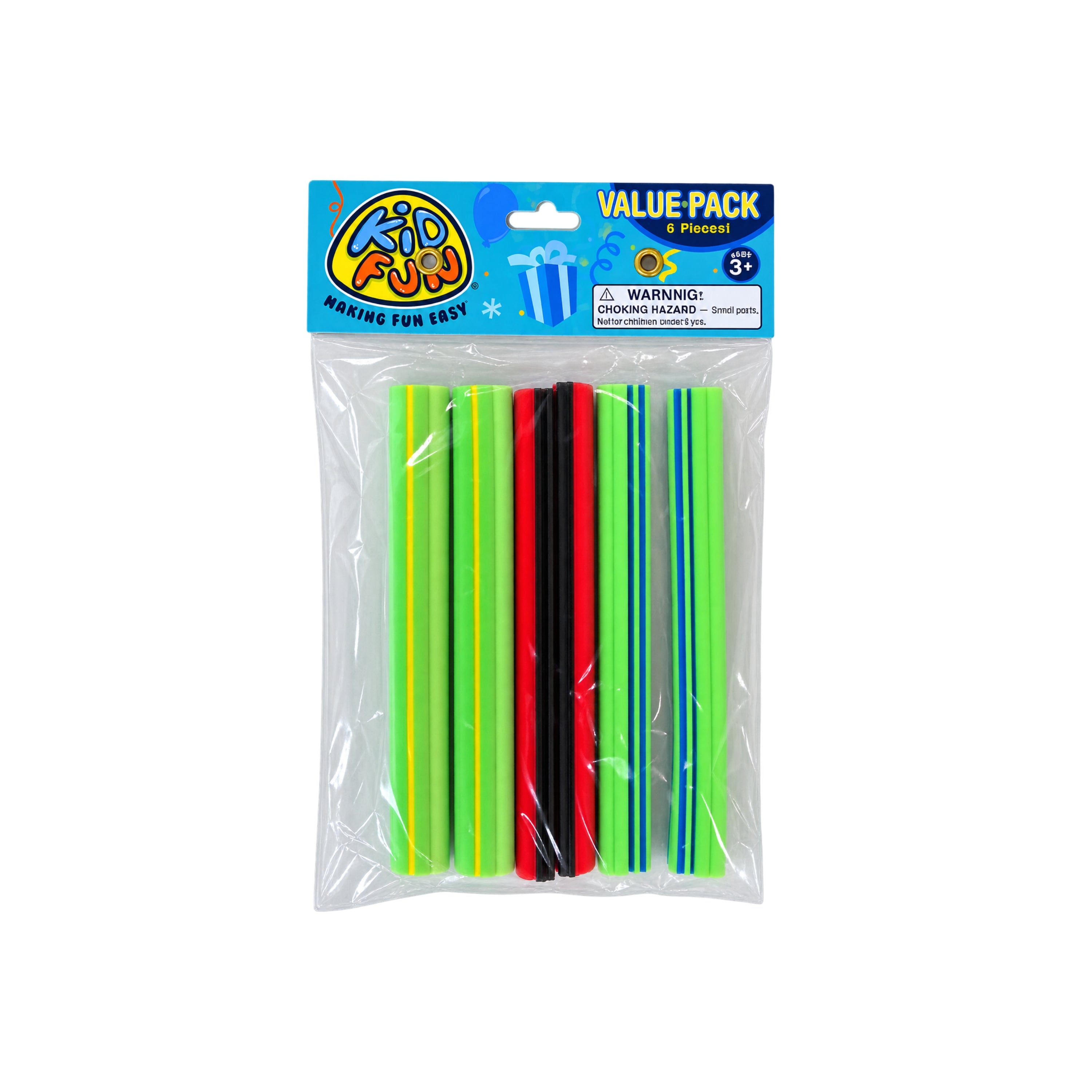 Jumbo Animal Erasers - Set of 6