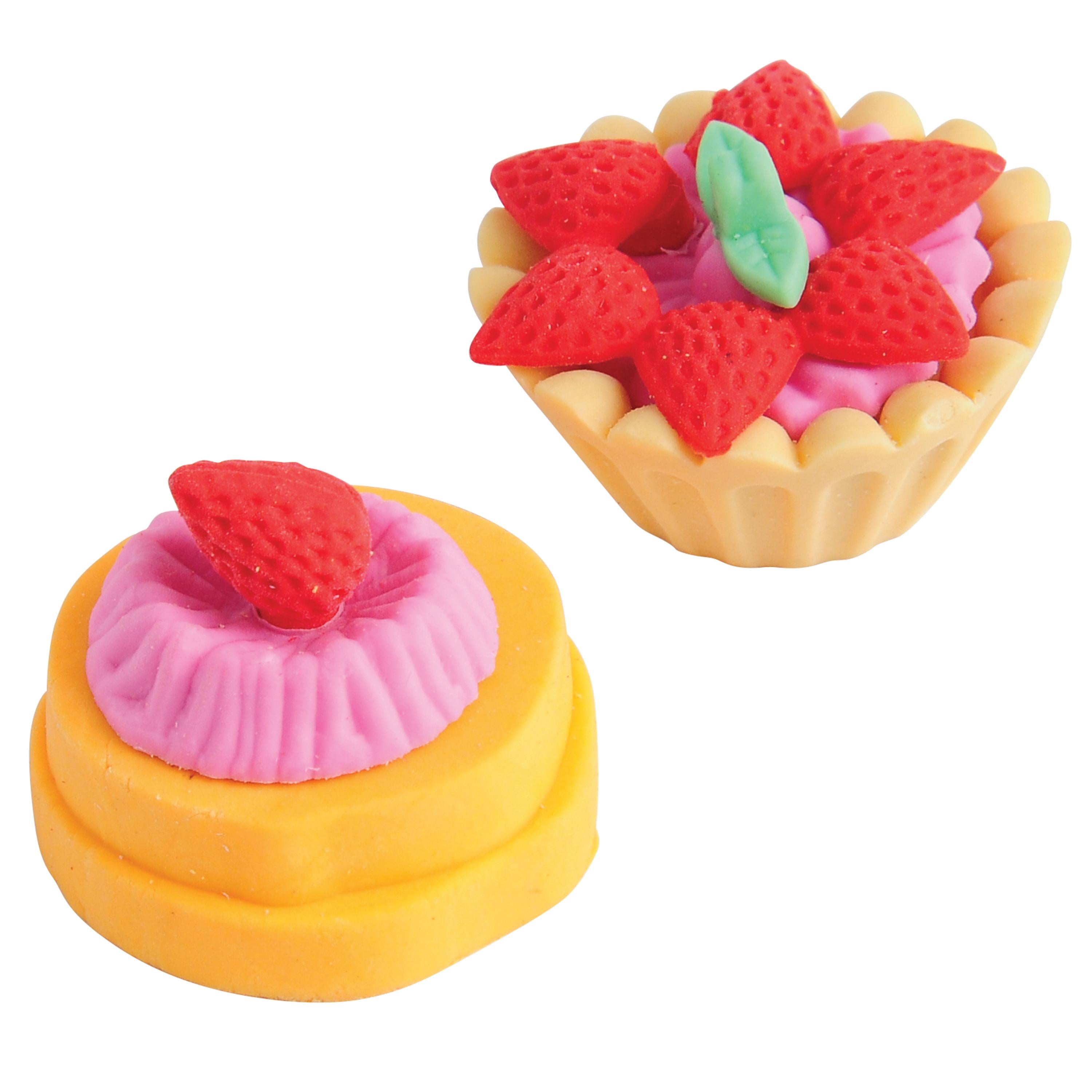 Dessert Erasers for Kids – 12 Pack Fine Motor Classroom & Camp Prizes