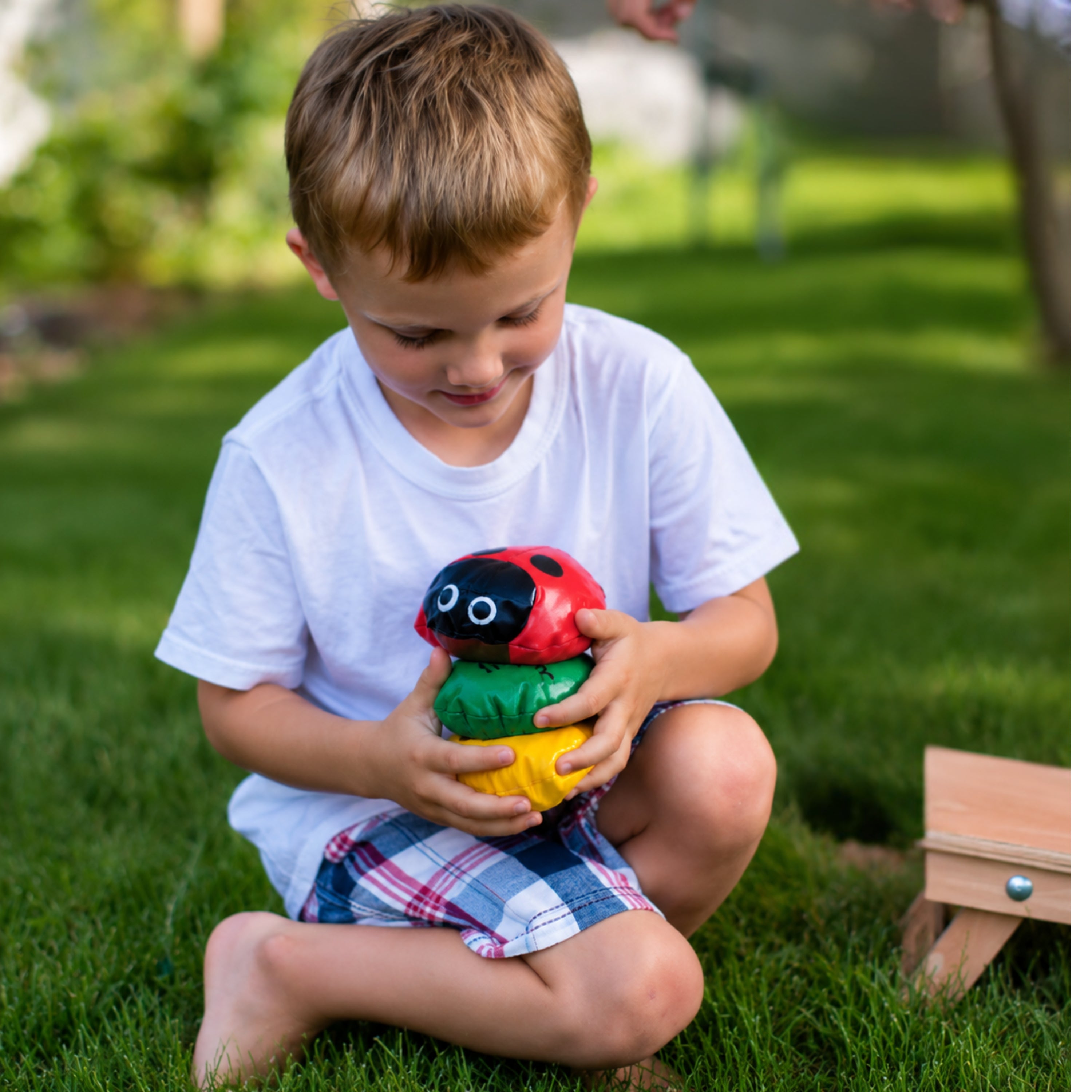 Numbered Ladybug Beanbags – Set of 6
