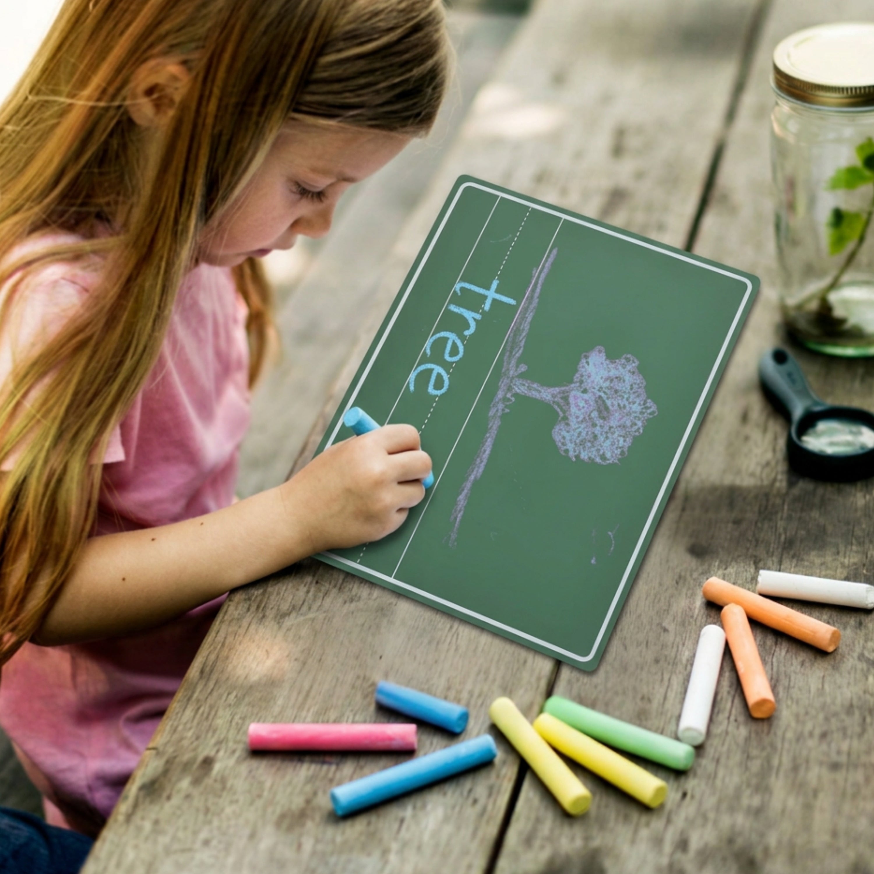 Individual Chalk Lapboard | 9" x 12" Writing Practice Board