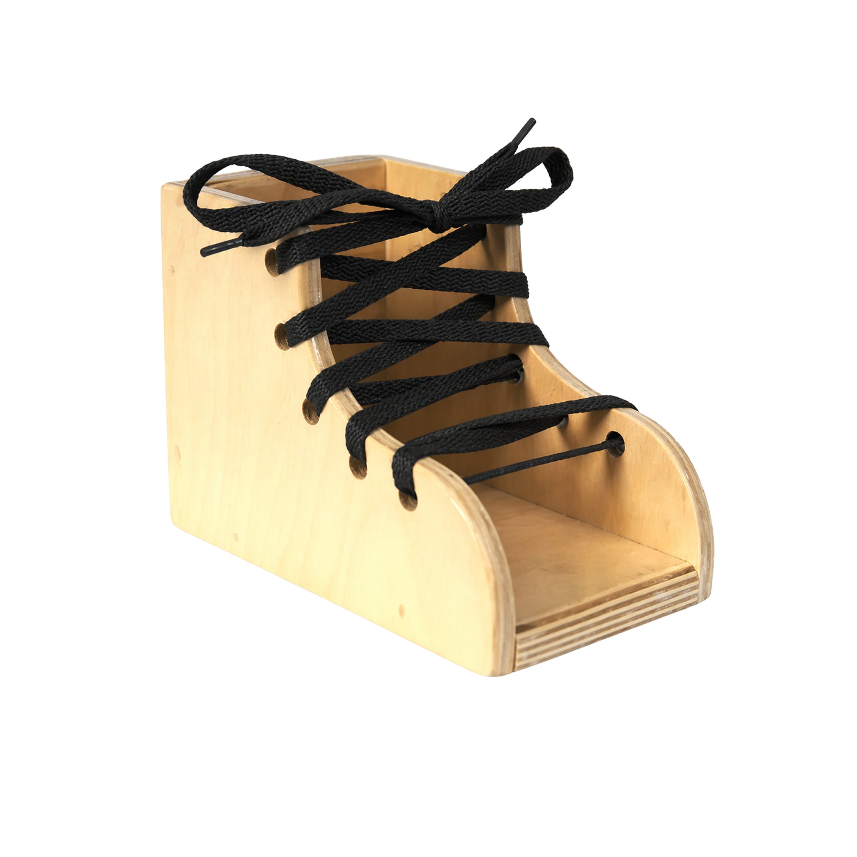 Montessori Wooden Lace-a-Shoe