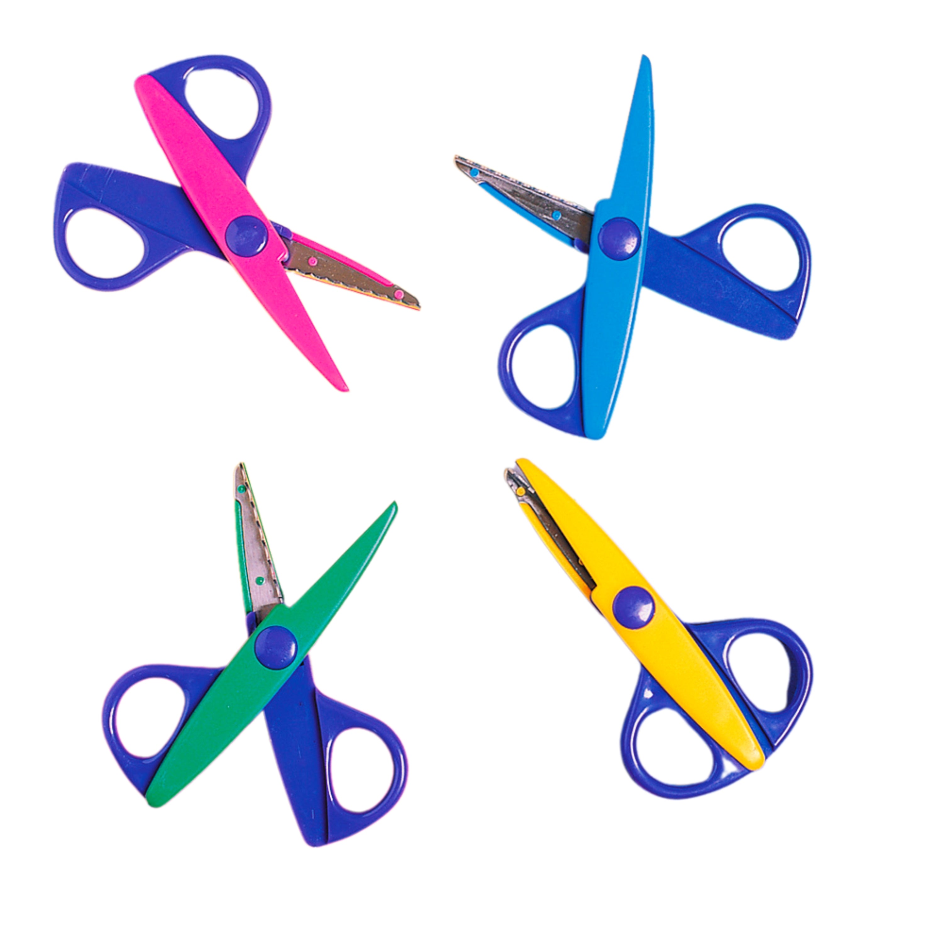 Zanny Pattern Craft Scissors - Set of 4