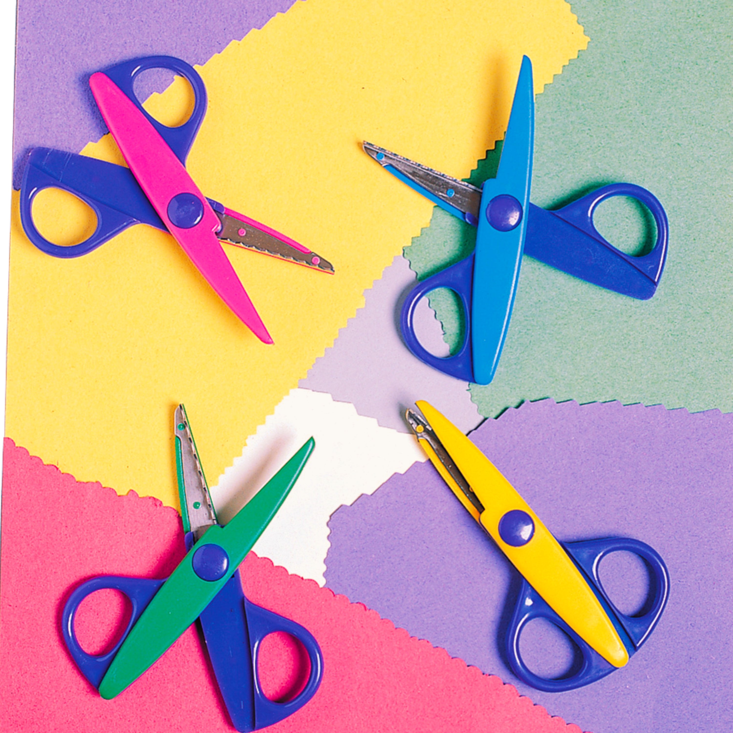Zanny Pattern Craft Scissors - Set of 4