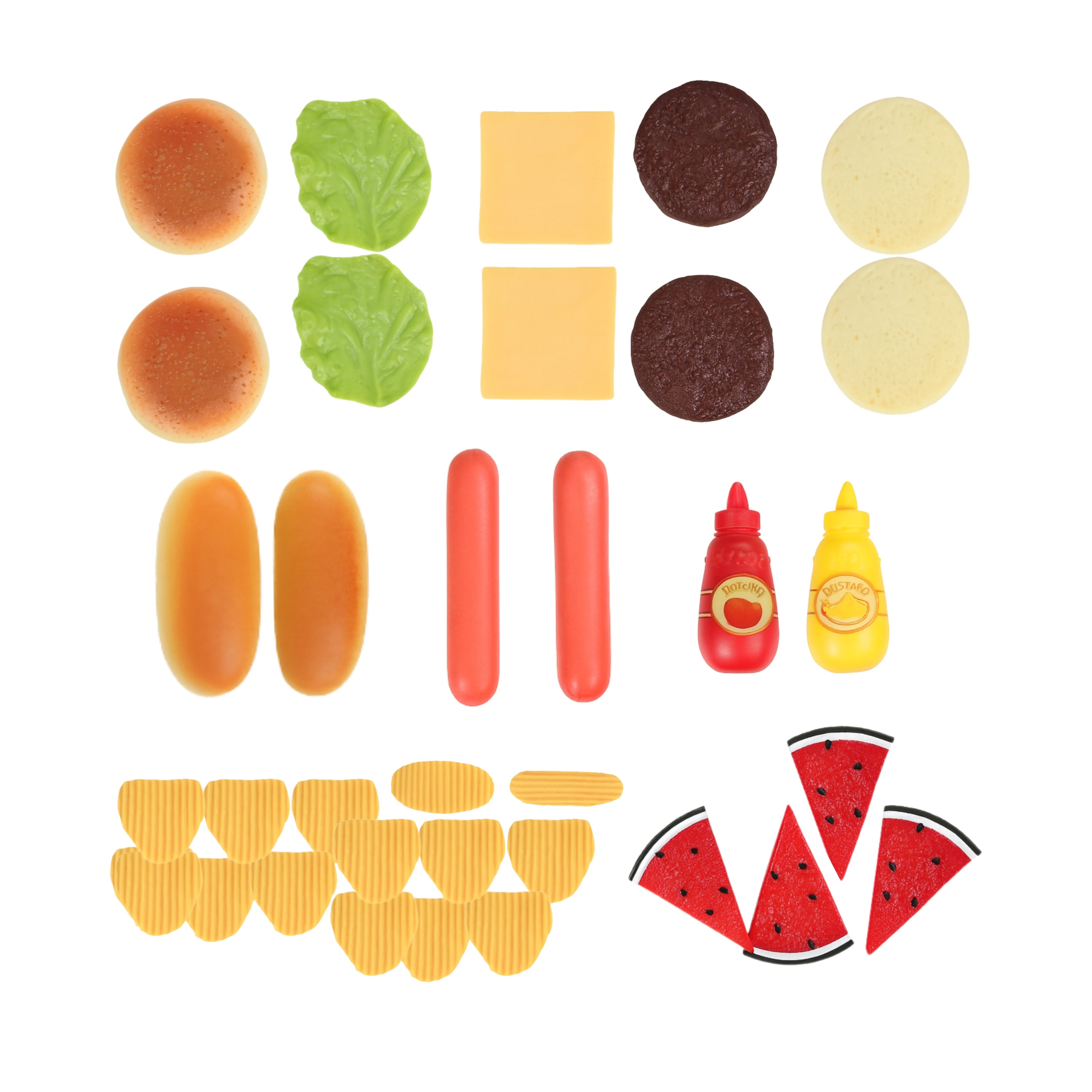 BBQ Pretend Play Food Set