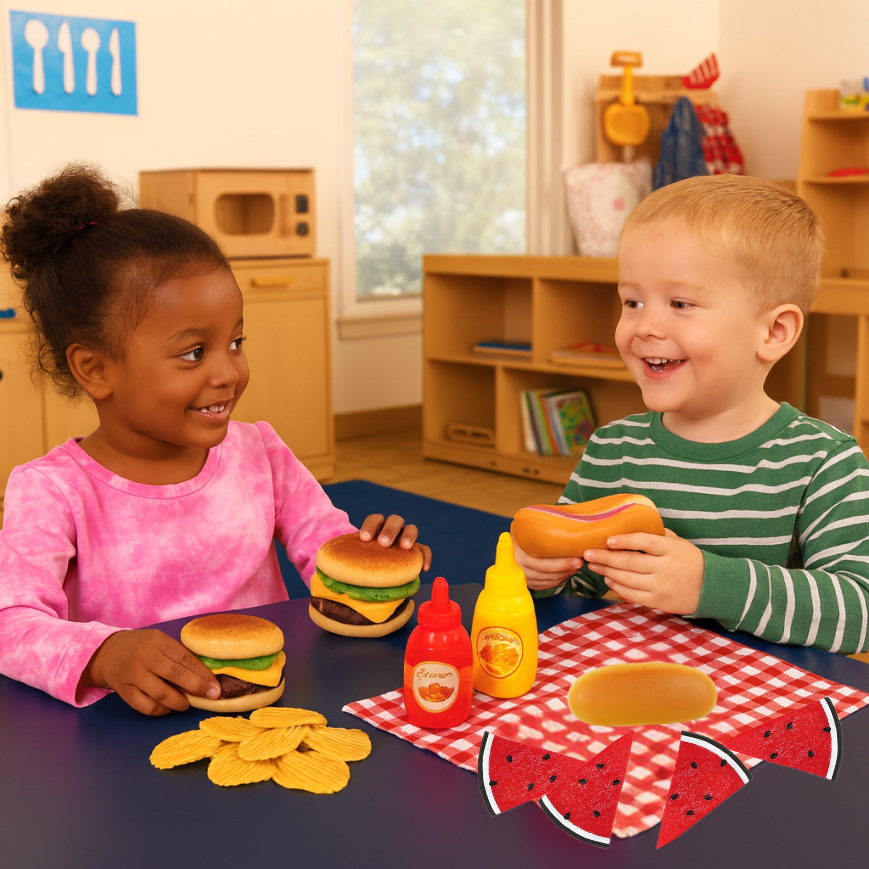 BBQ Pretend Play Food Set