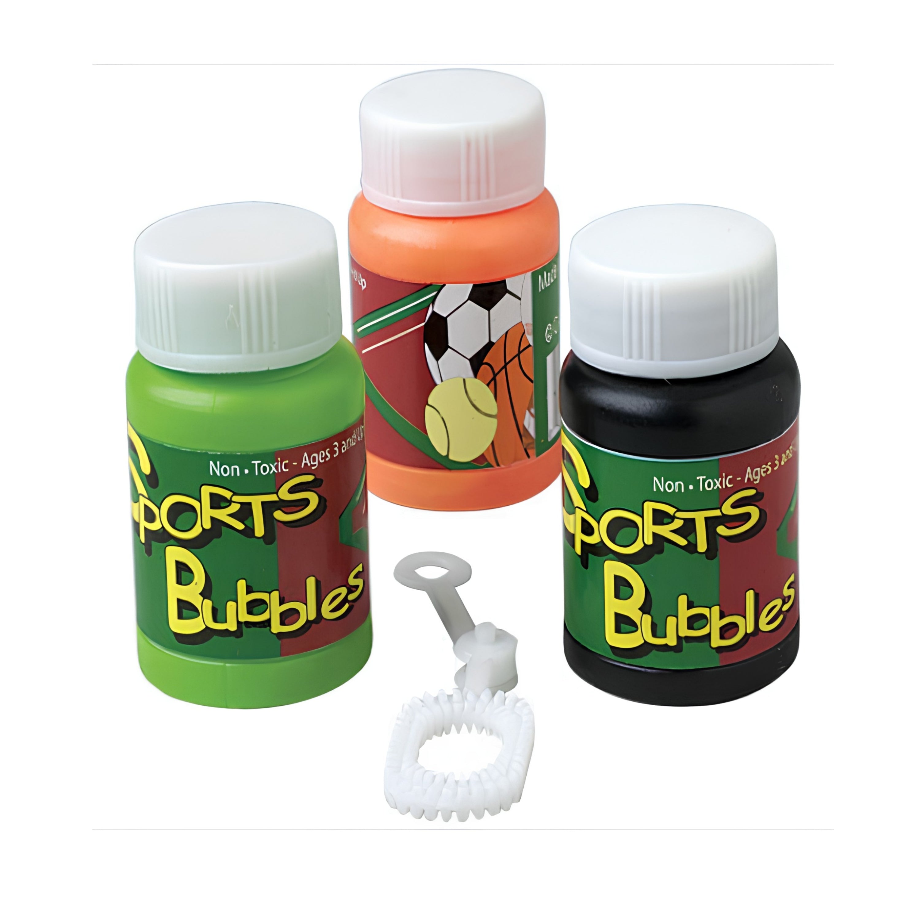 Mini Sports Bubbles - Set of 12, 1 fl. oz. each