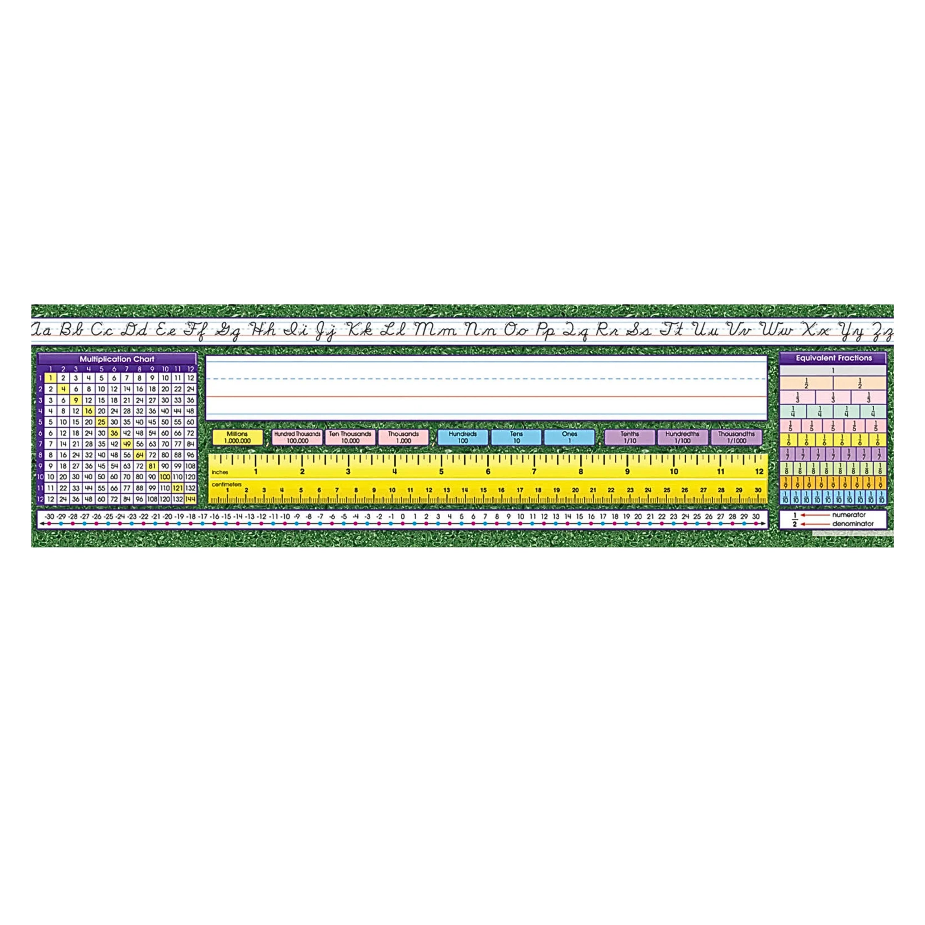 North Star Teacher Resources Intermediate Contemporary Cursive Desk Name Plates