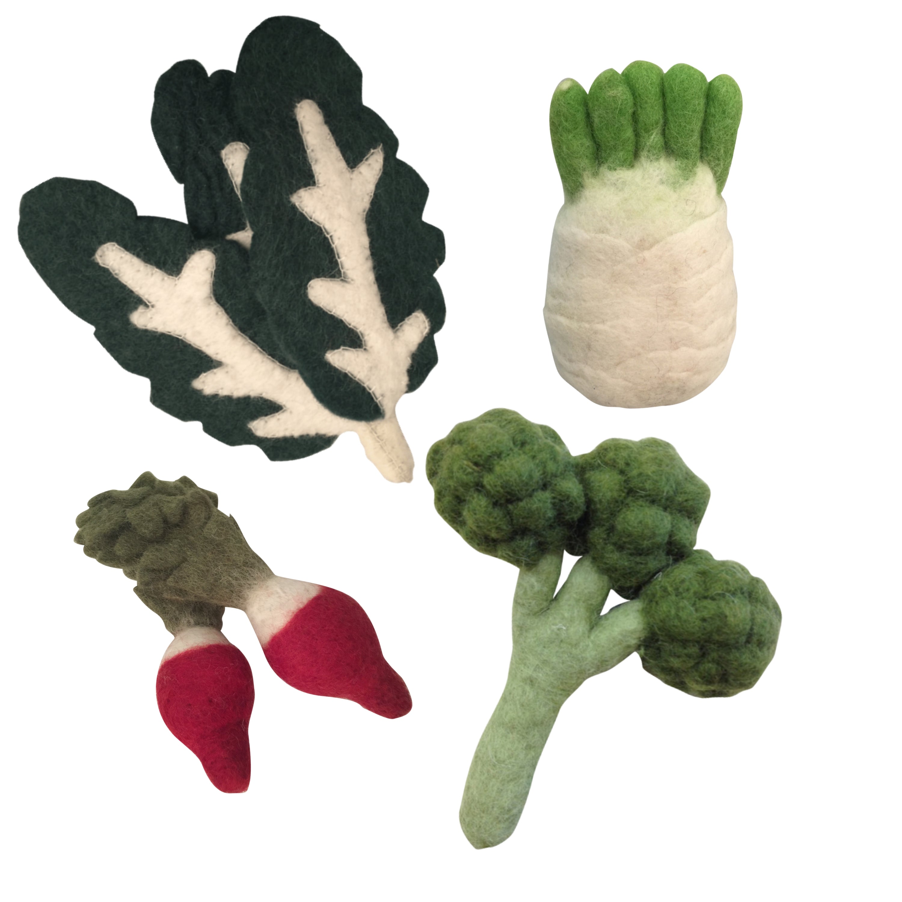 Farm-to-Table Wool Felt Veggie Crate