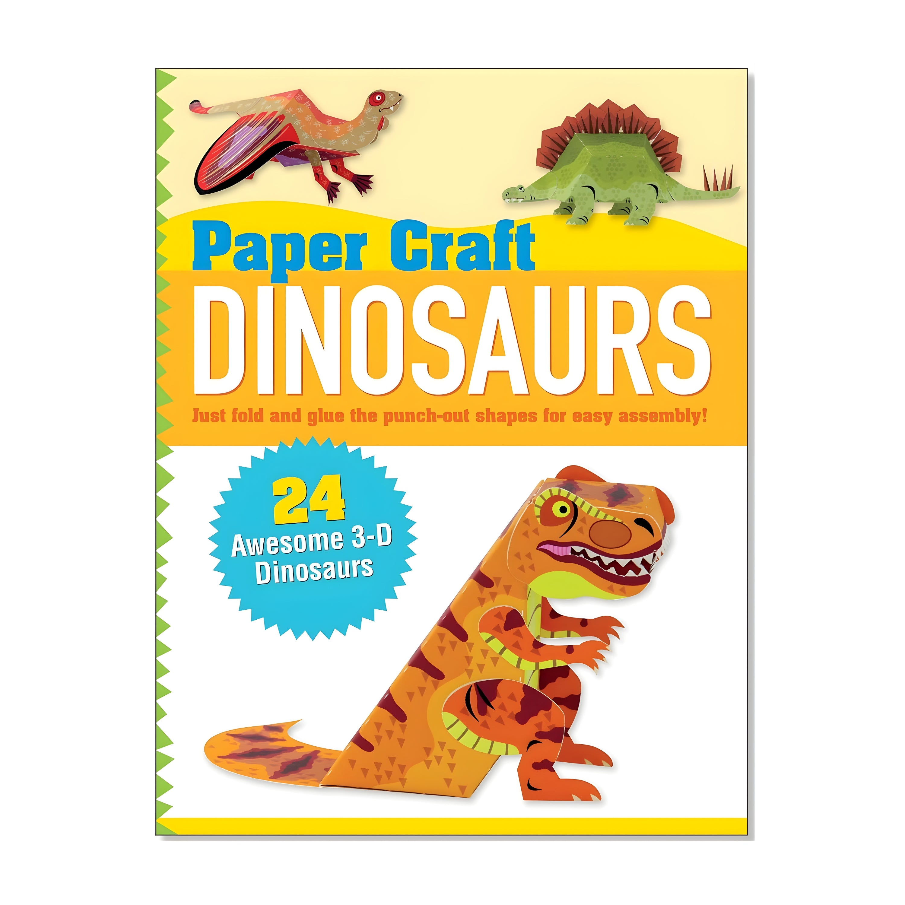 Paper Craft Dinosaurs Activity Book