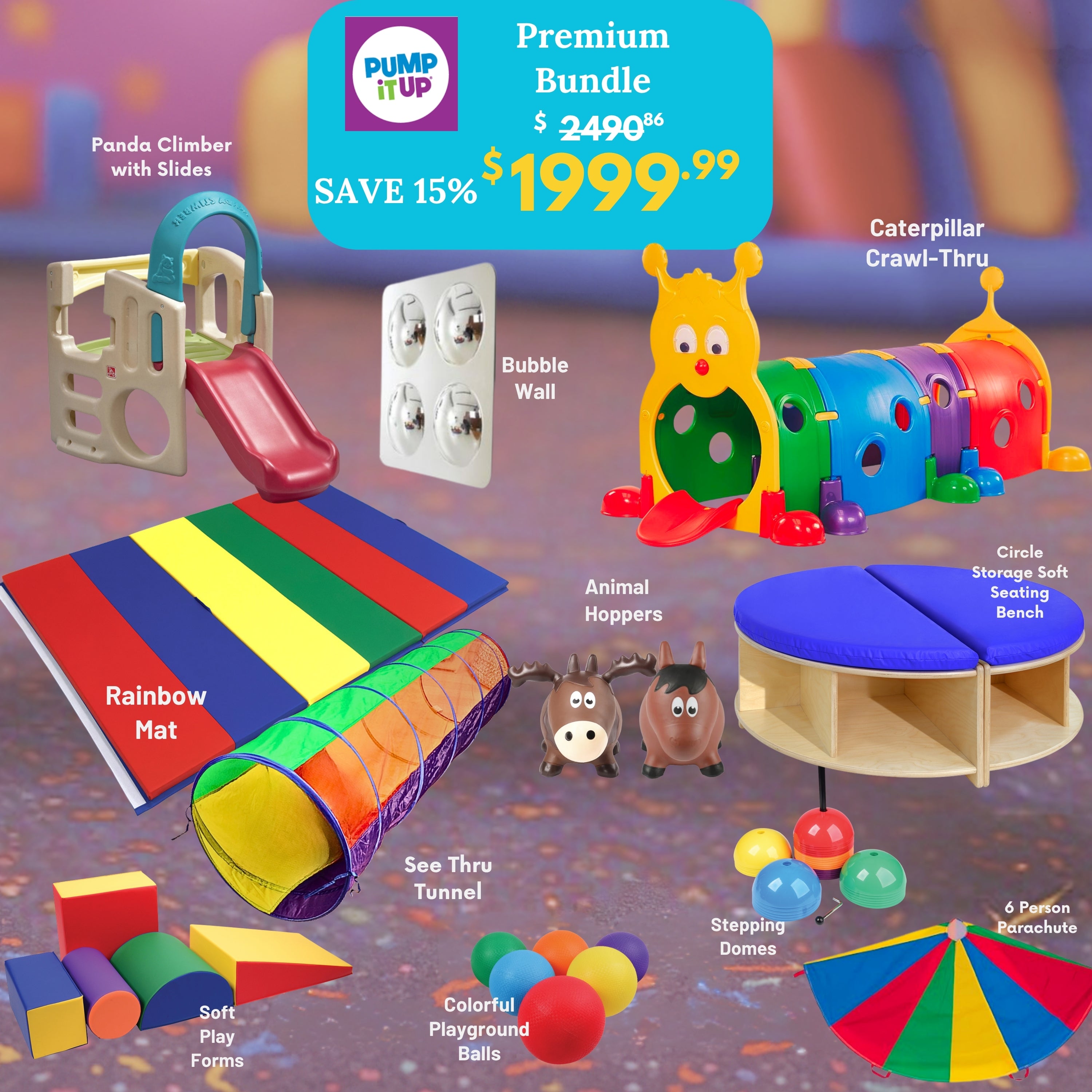 Pump It Up® Premium Action Bundle