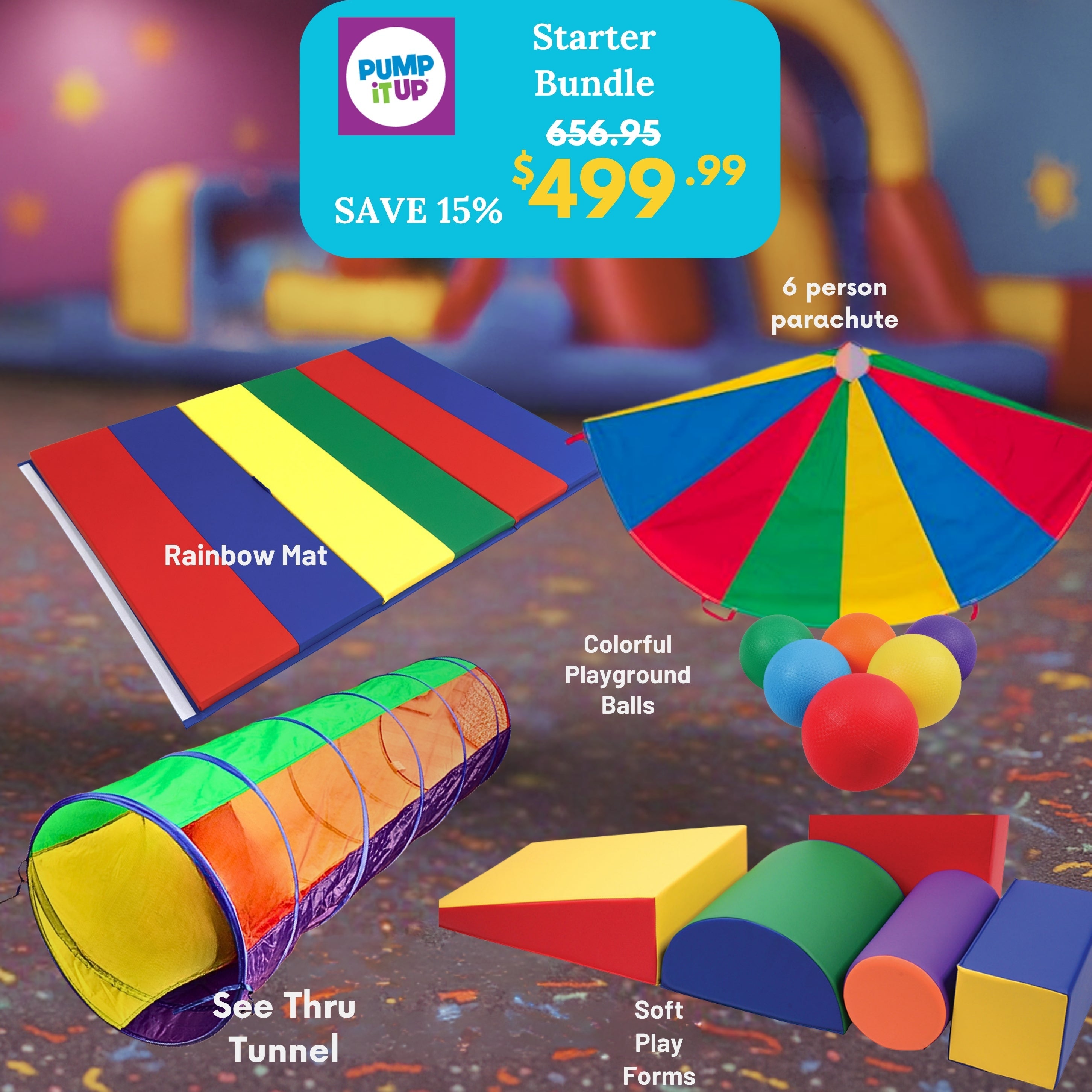 Pump It Up® Starter Action Play Bundle