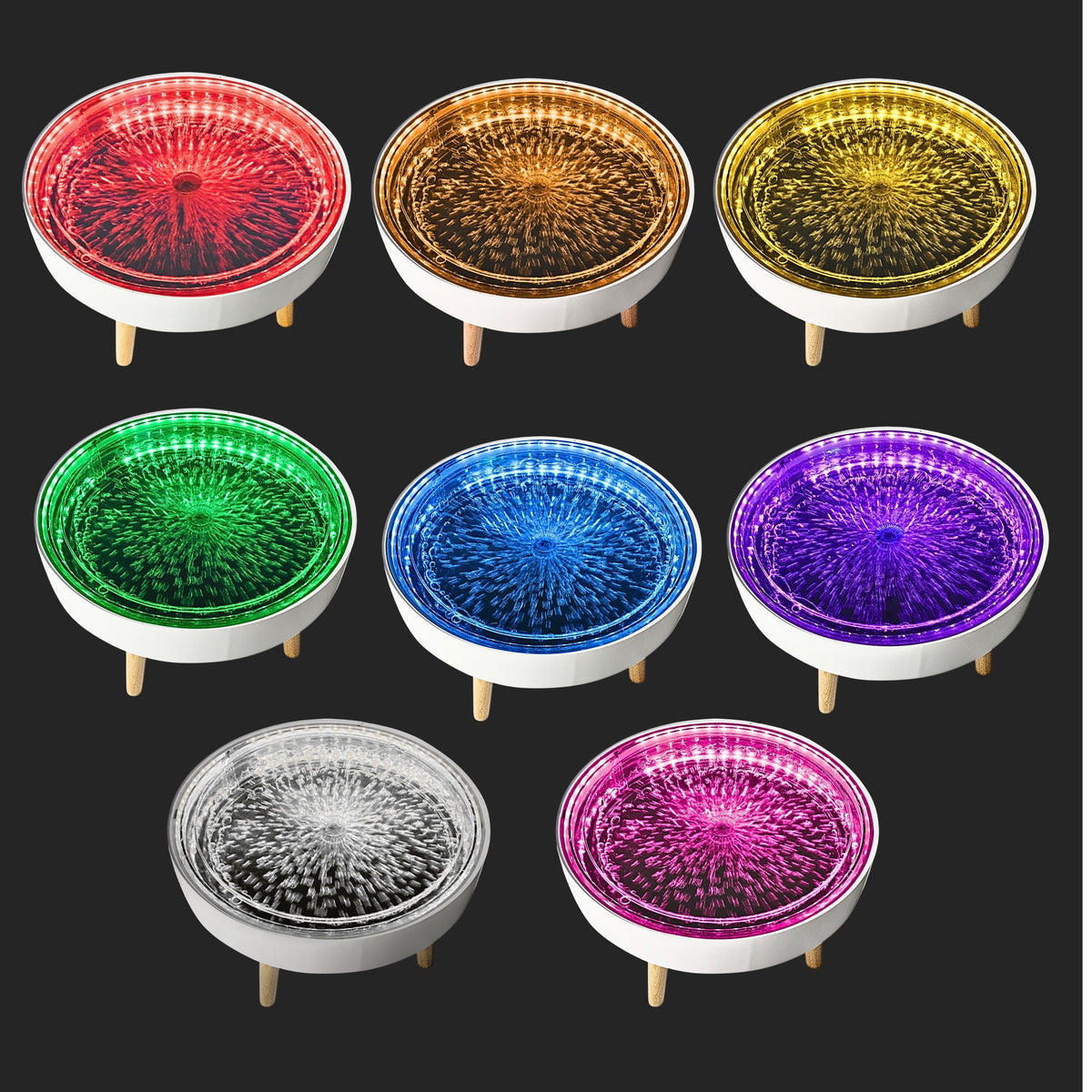 Color-Changing Sensory Bubble Table with Remote Control