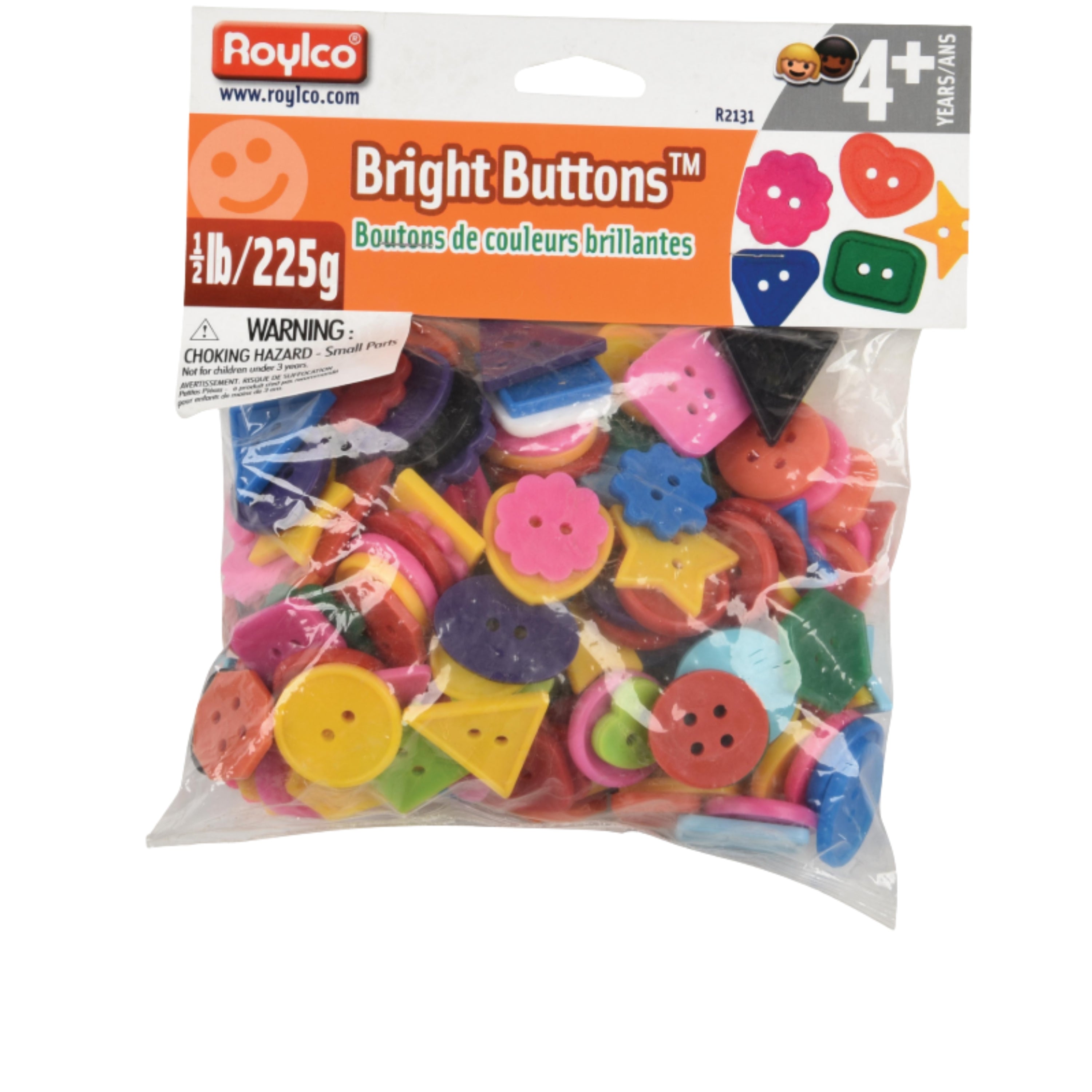 Bright Buttons – 1/2 lb Assortment