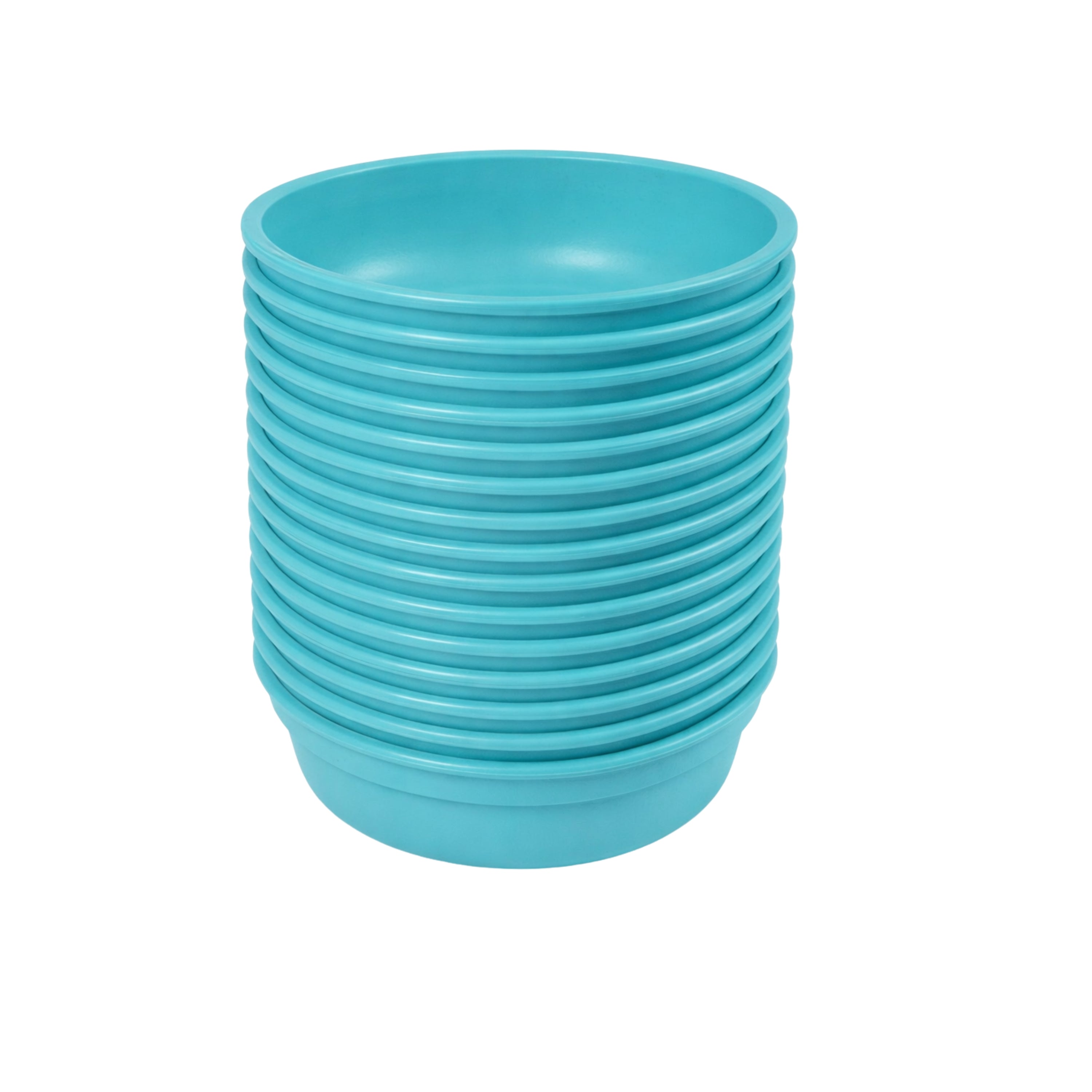 12 oz. Recycled Kids Bowls – Set of 12 - Aqua