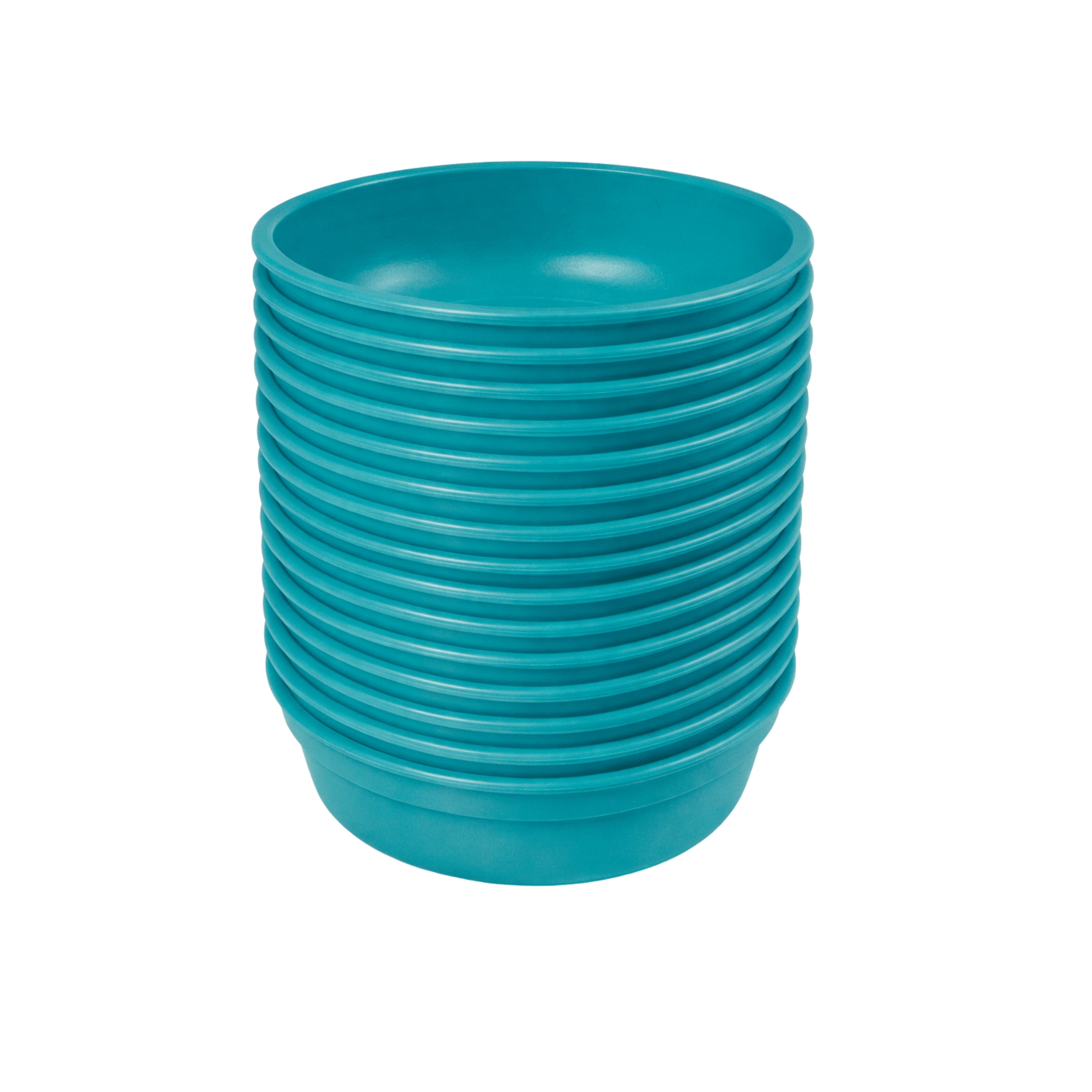 12 oz. Recycled Kids Bowls – Set of 12 - Teal