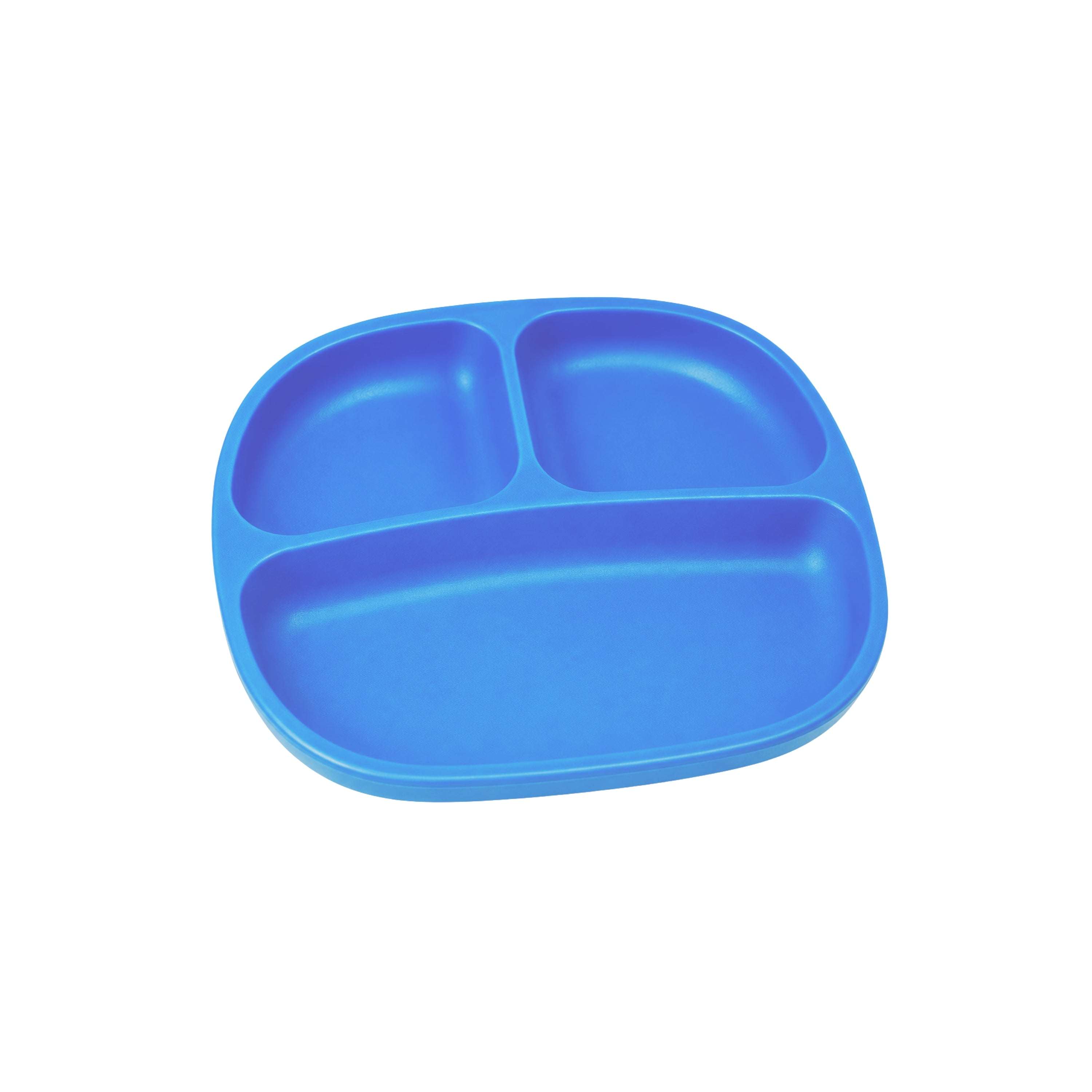 7" Divided Plate - Sky Blue
