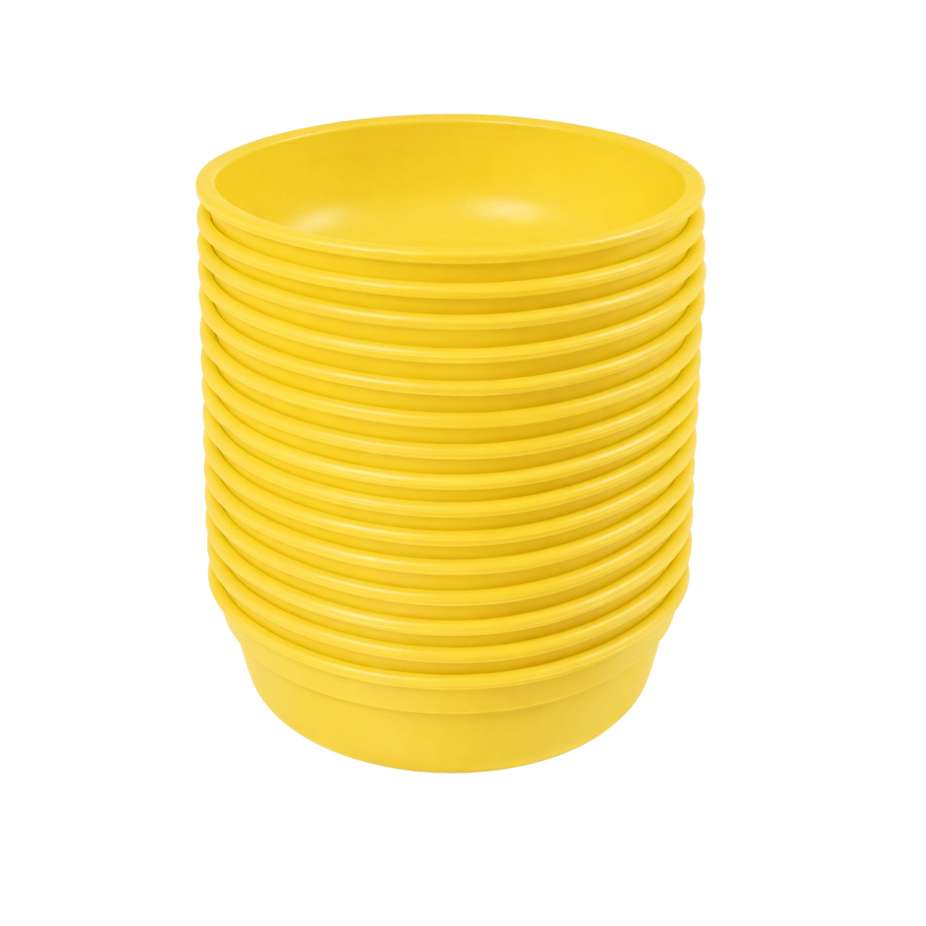 12 oz. Recycled Kids Bowls – Set of 12 - Yellow