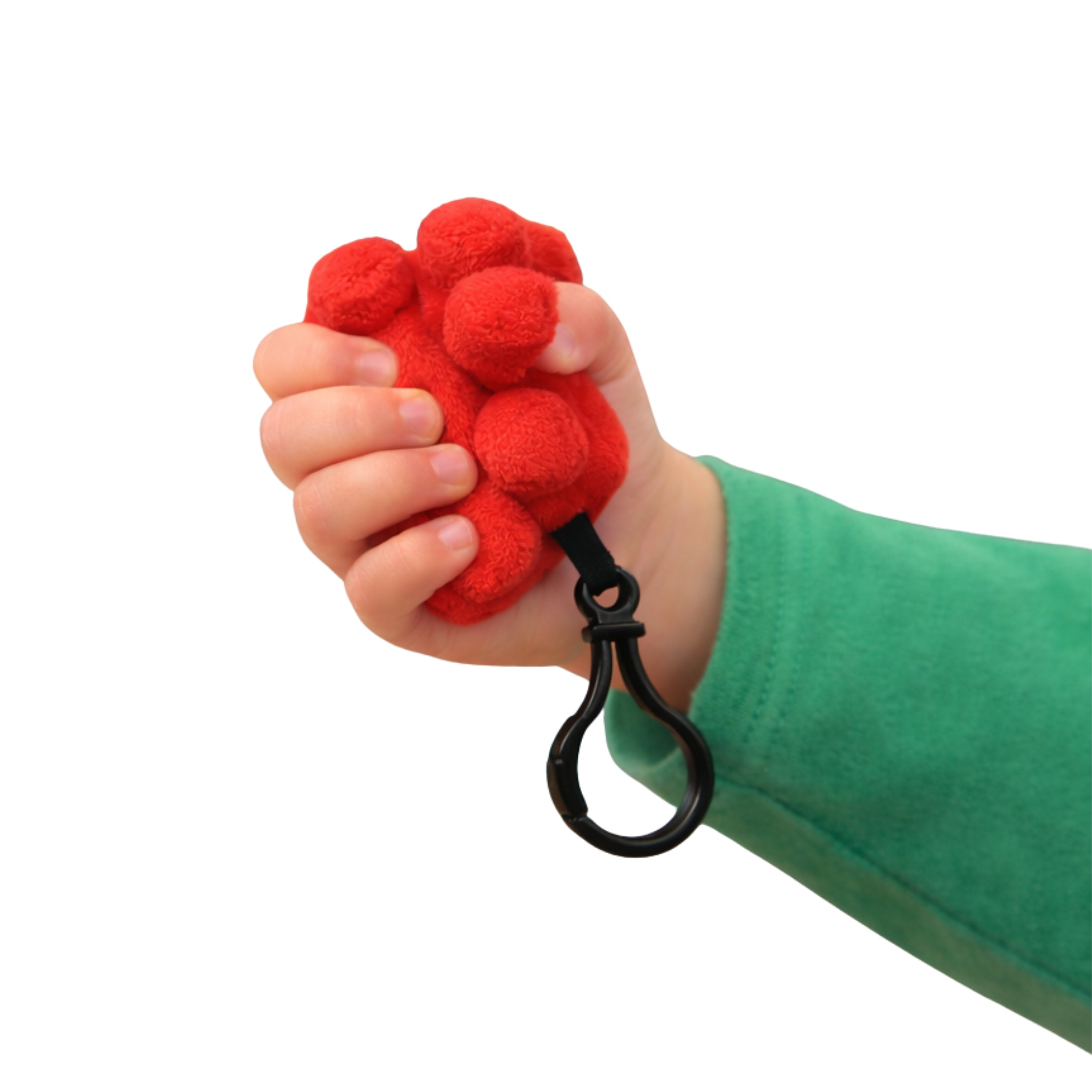 Bumpy Sensory Plush Block Clips - Set of 12