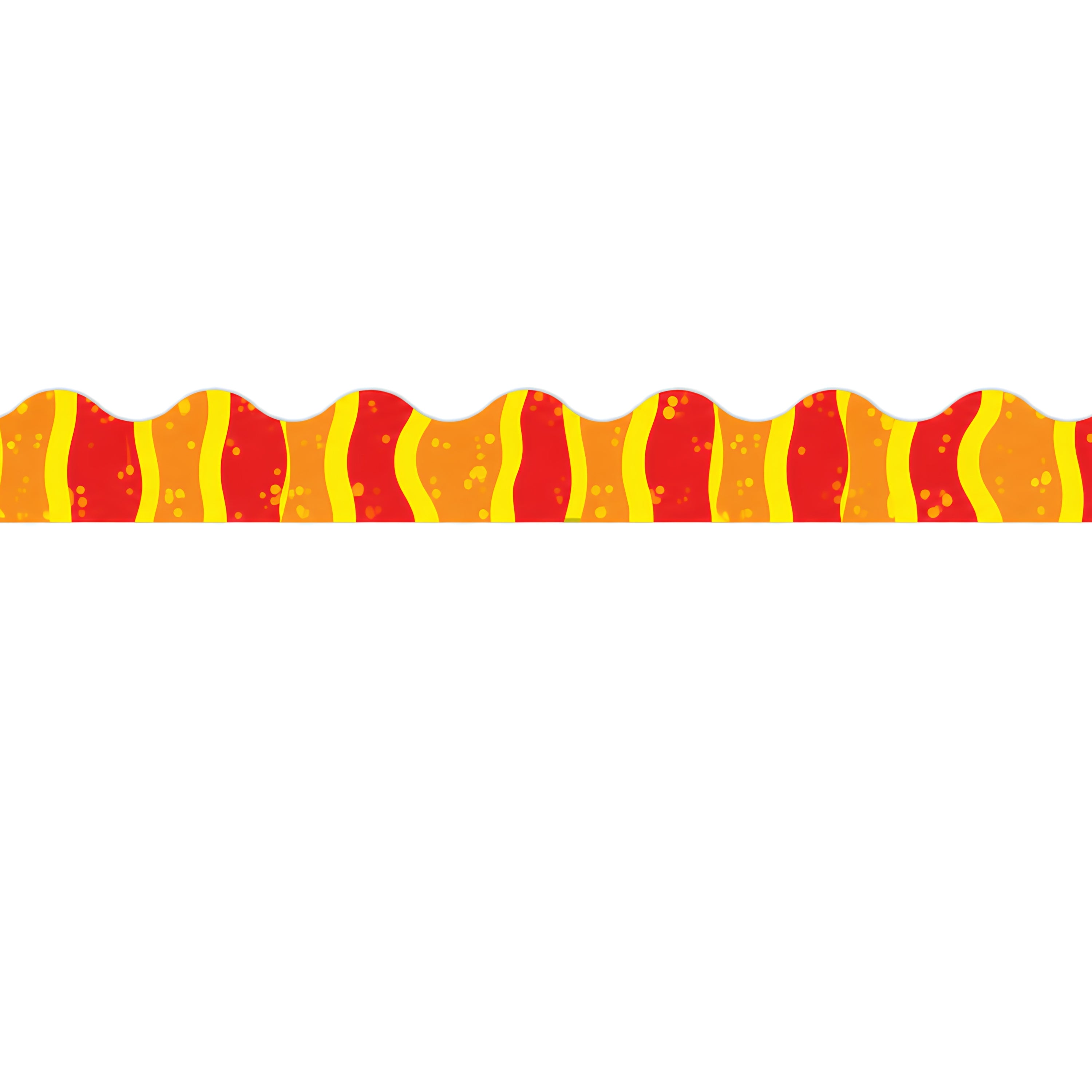 Scholastic Hot Stripe Scalloped Bulletin Board Border Trimmer