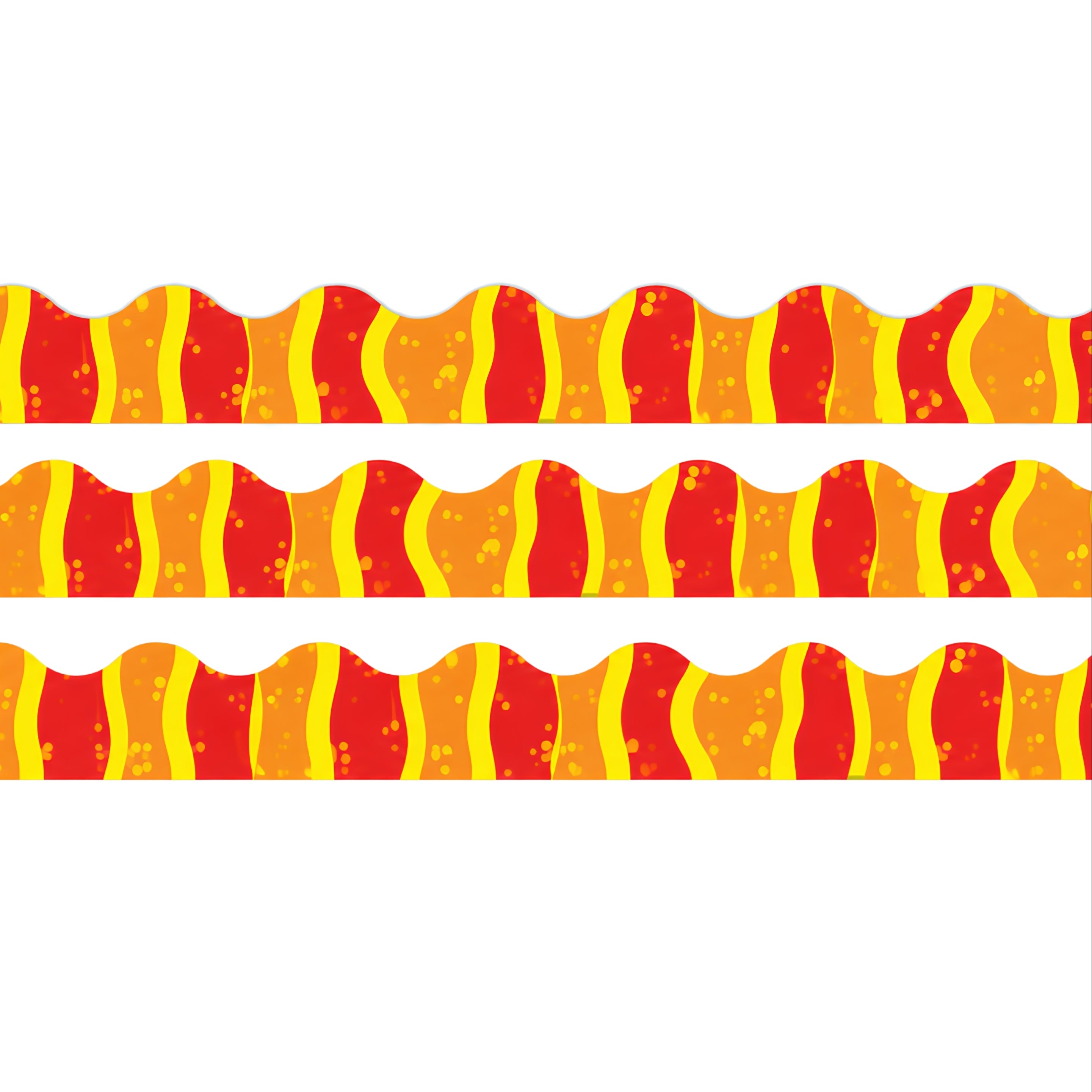 Scholastic Hot Stripe Scalloped Bulletin Board Border Trimmer