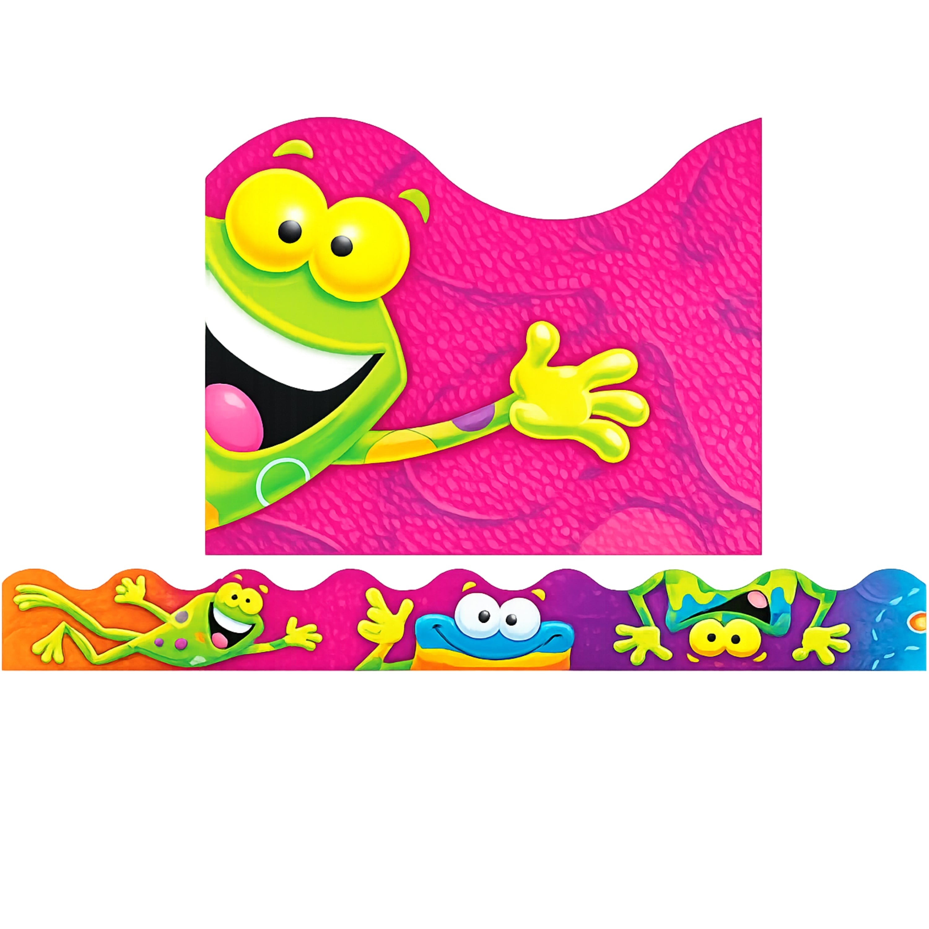 Frog-Tastic Classroom Bulletin Board Trimmer - Set of 12