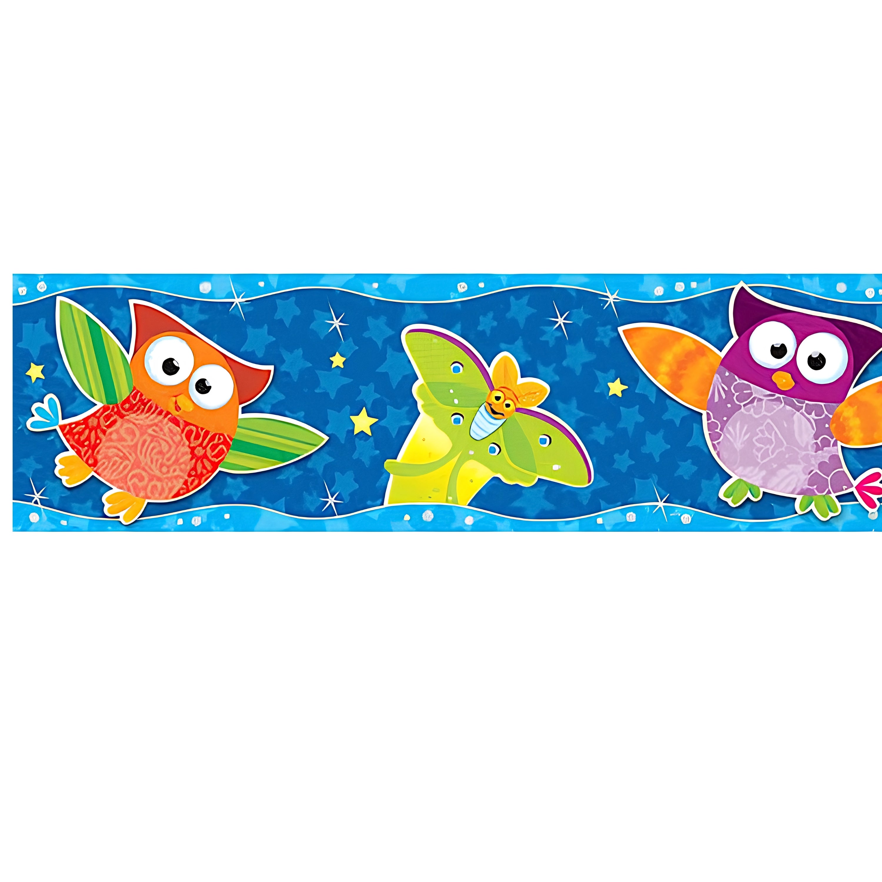 Owl- Stars Bolder Border Trimmers , 35 ft.