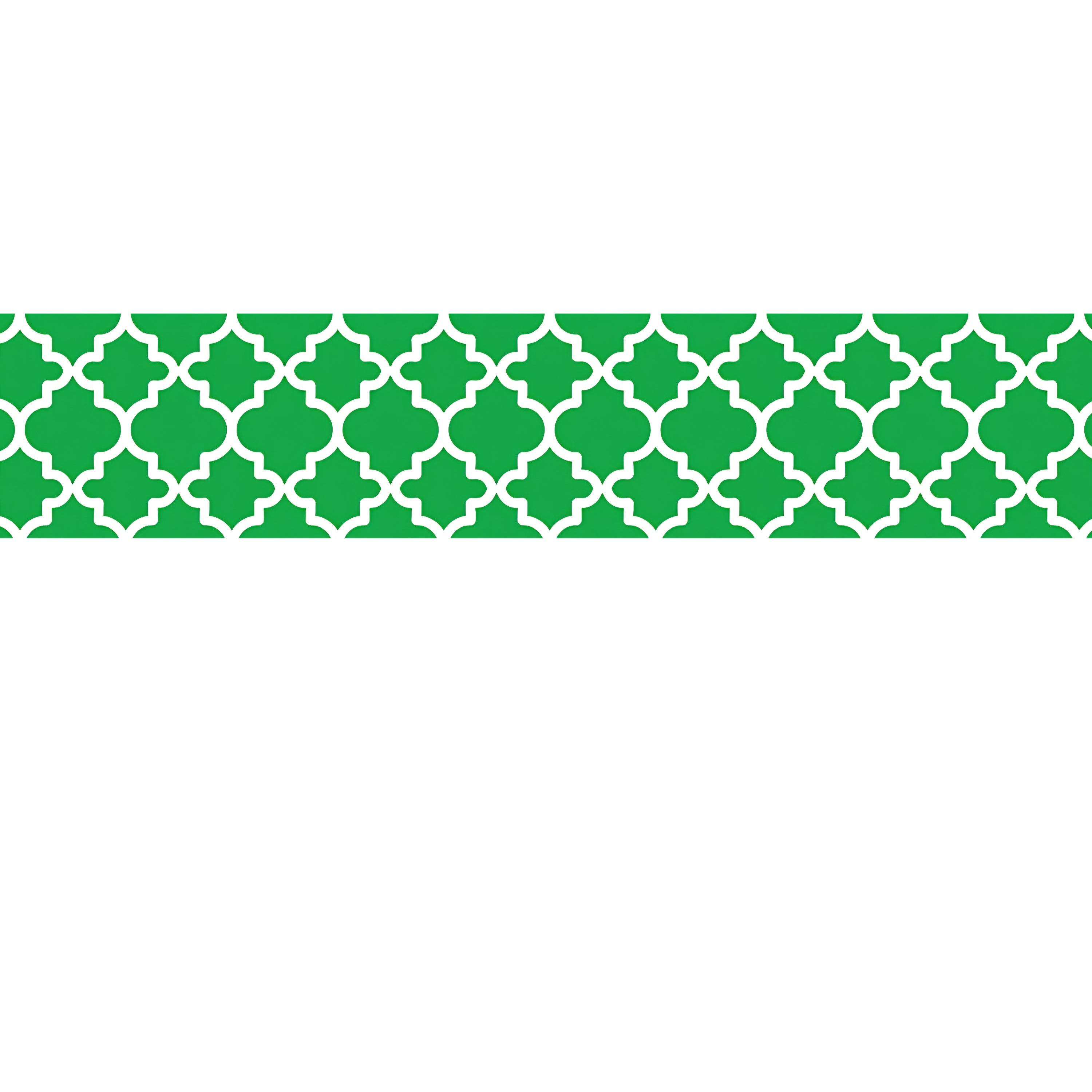 Moroccan Green Bolder Borders Classroom Bulletin Board Trim