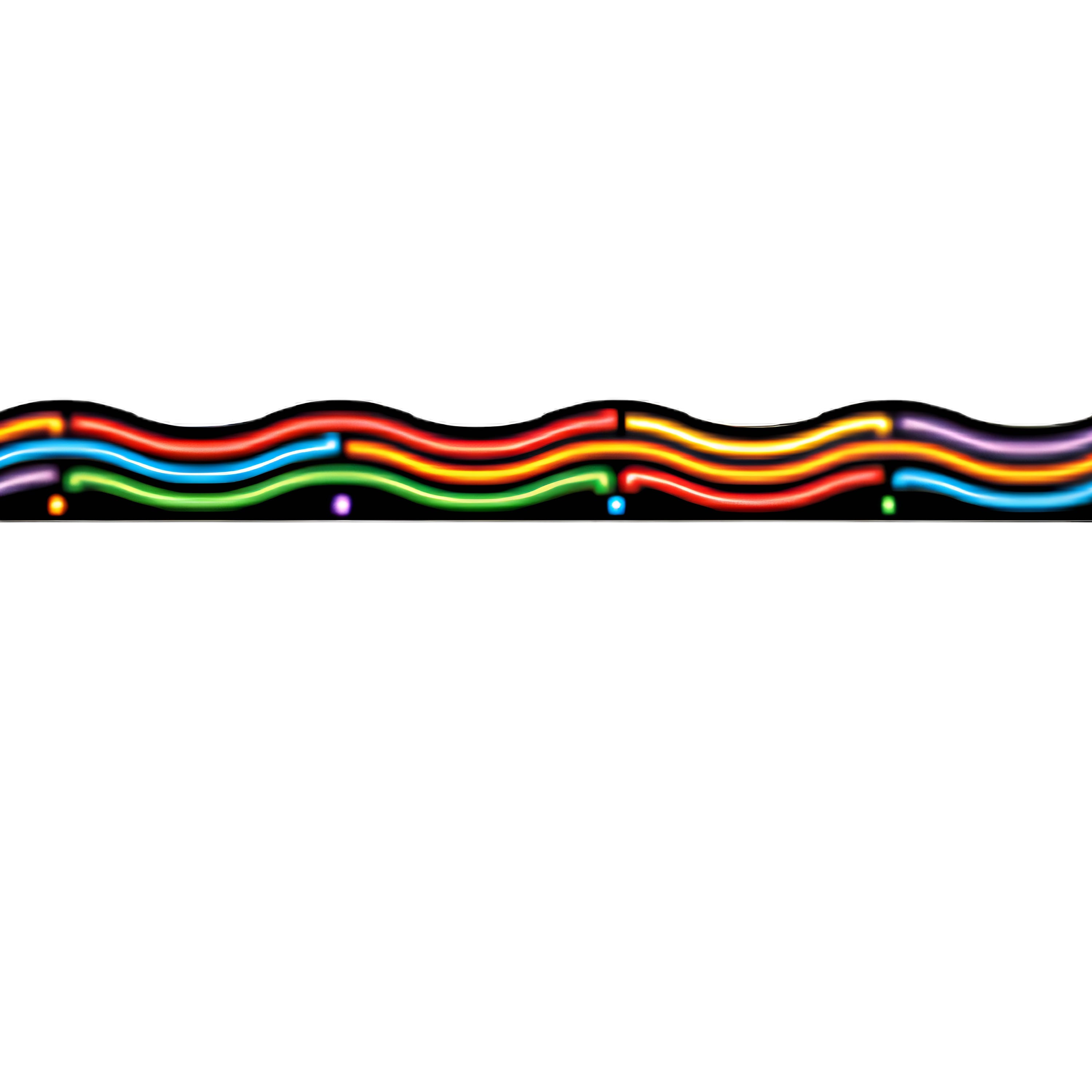 Neon Waves Bulletin Board Trimmers