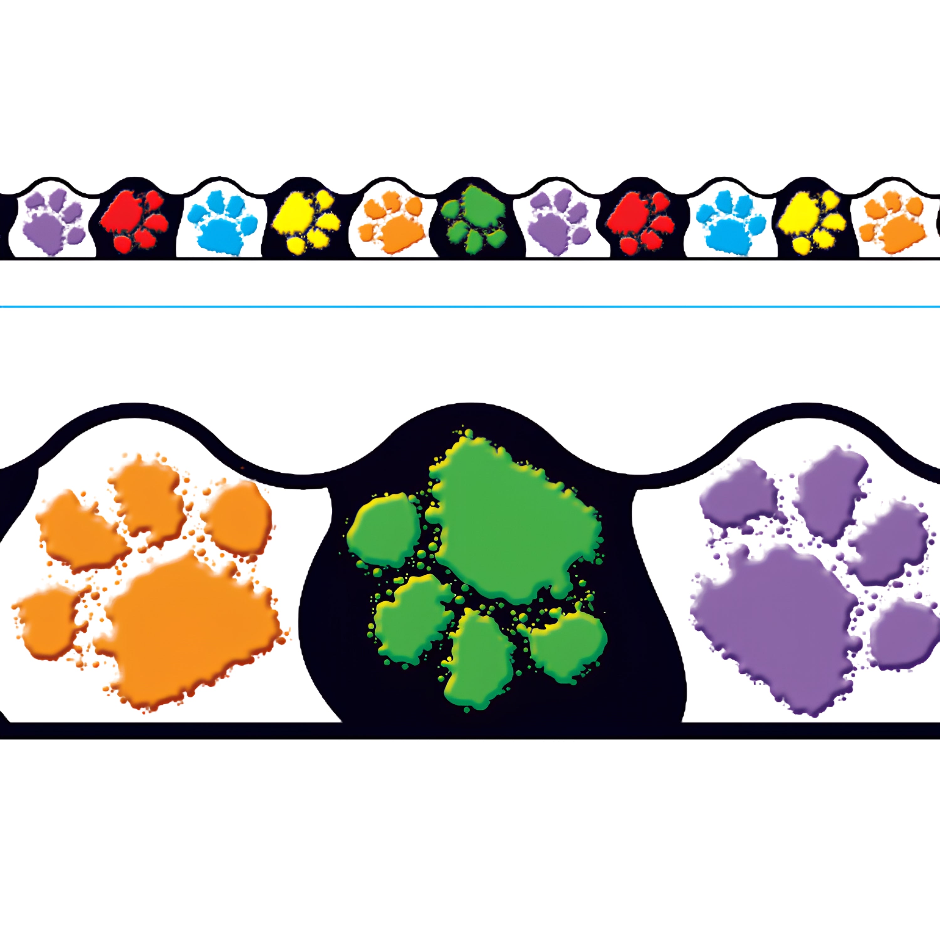 Paw Prints Border Terrific Trimmers® - 39 ft