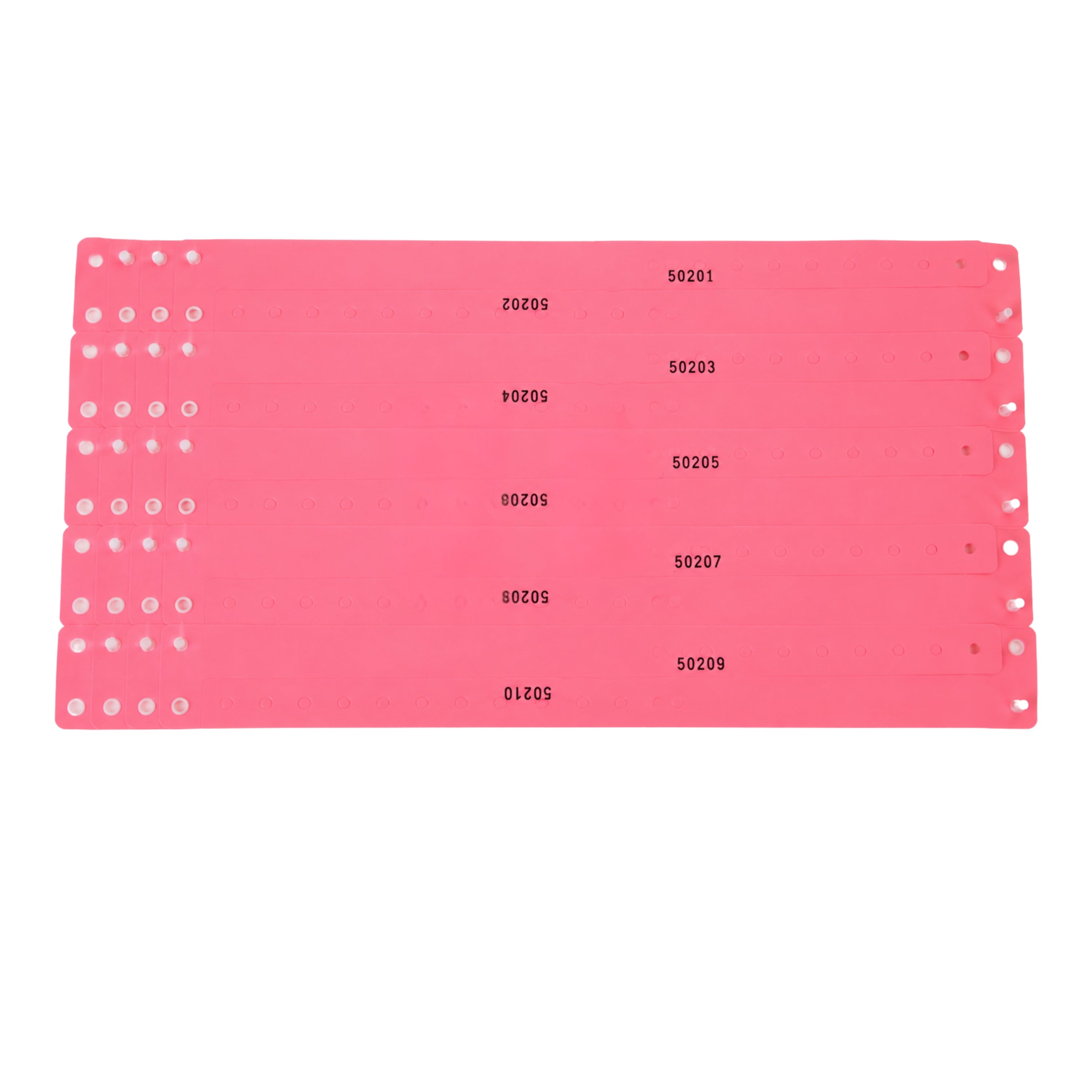 Waterproof Event and Security Wristbands - Sunfire - 50 Count