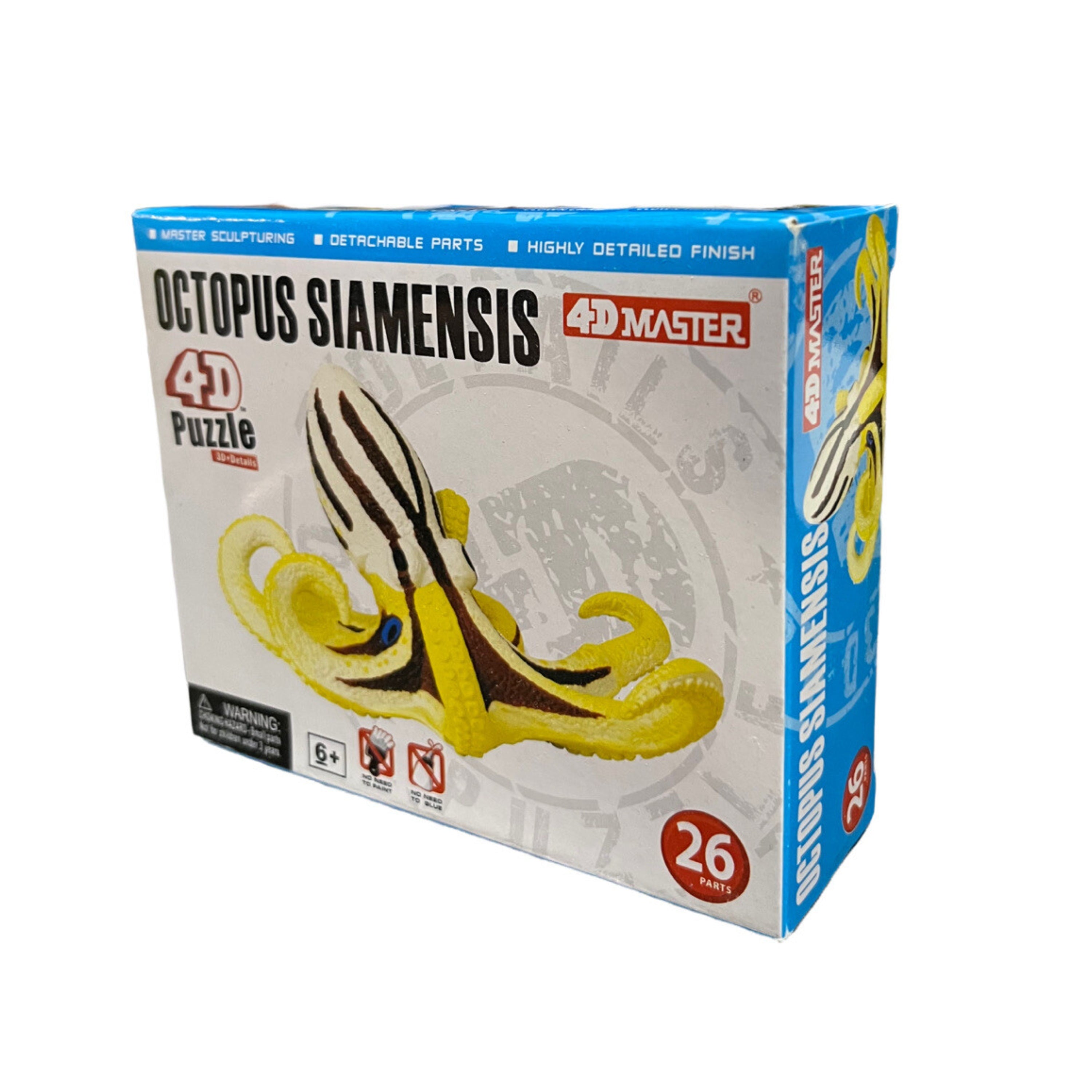 4D Puzzle - Octopus Siamensis