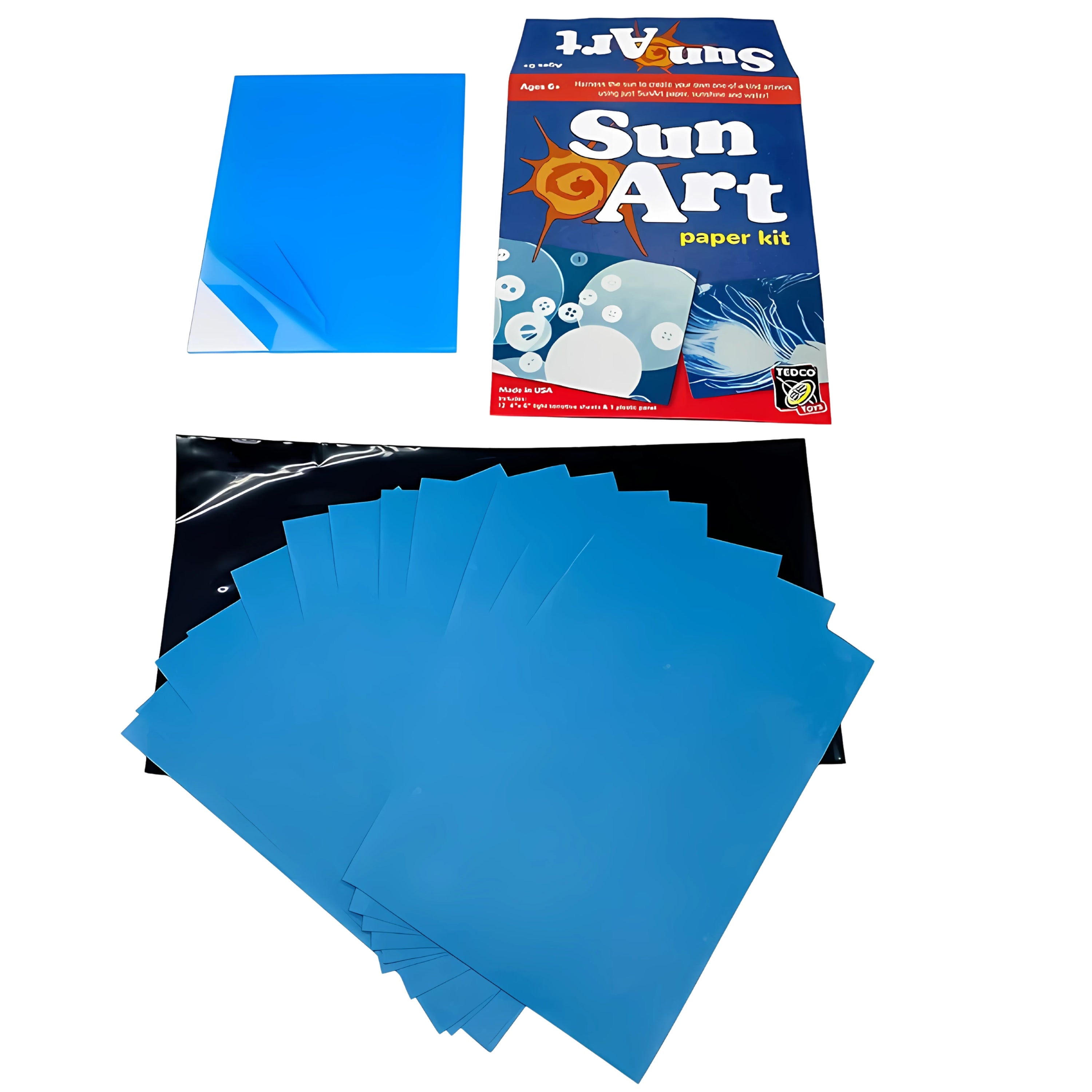 Sun Art Paper Kit | Twelve 8" x 10" Sheets & Clear Acrylic Sheet