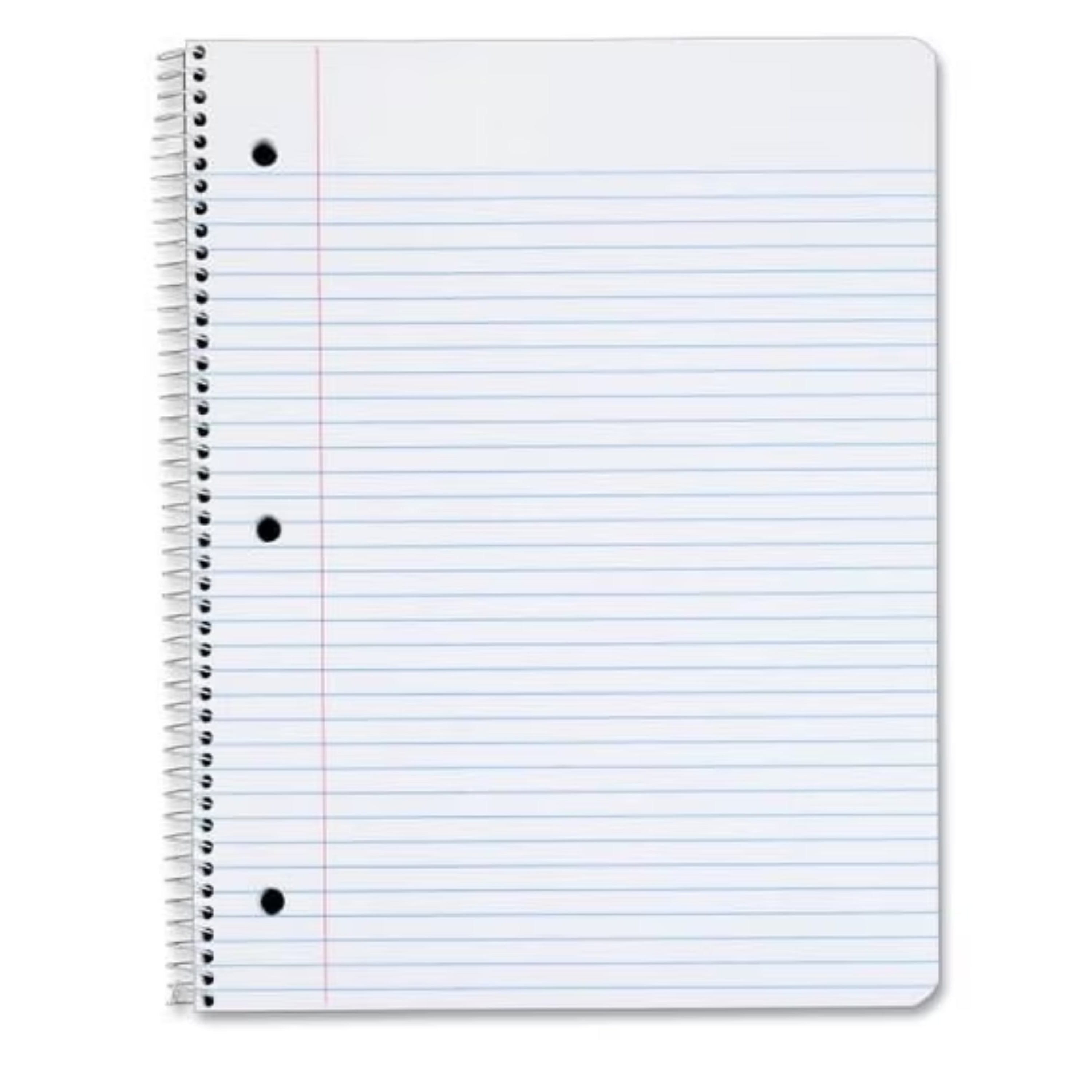 College-Ruled 1-Subject Notebook - Colors May Vary- 70 Sheets